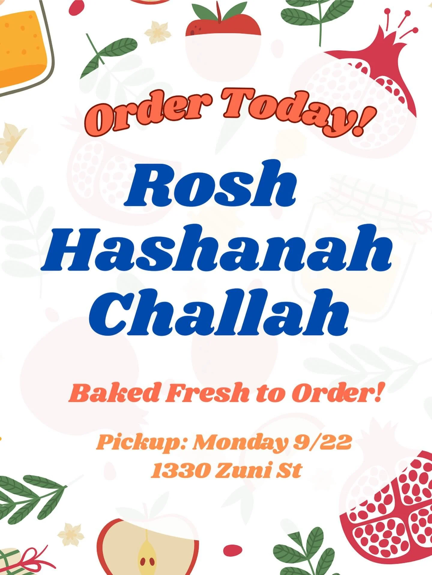 🍯🍎 Sweet news: Rosh Hashanah is a month away and we&rsquo;re  baking our famous round challahs &mdash; the perfect centerpiece for your holiday table!

Baked fresh to order &mdash; with our without raisins and vegan is available! 

📅 Pickup: Monda