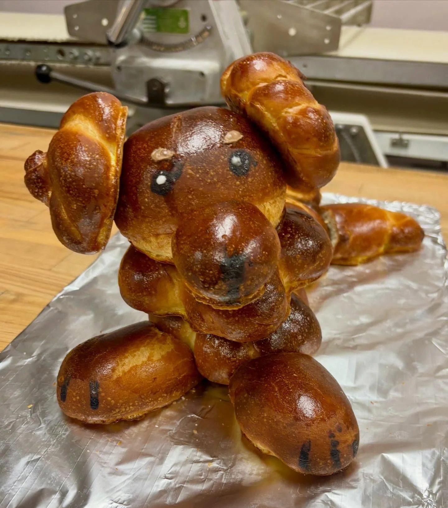 When someone asks if we can make a Dachsbun Pok&eacute;mon out of challah and the answer is obviously yes.

Message us for custom challahs!