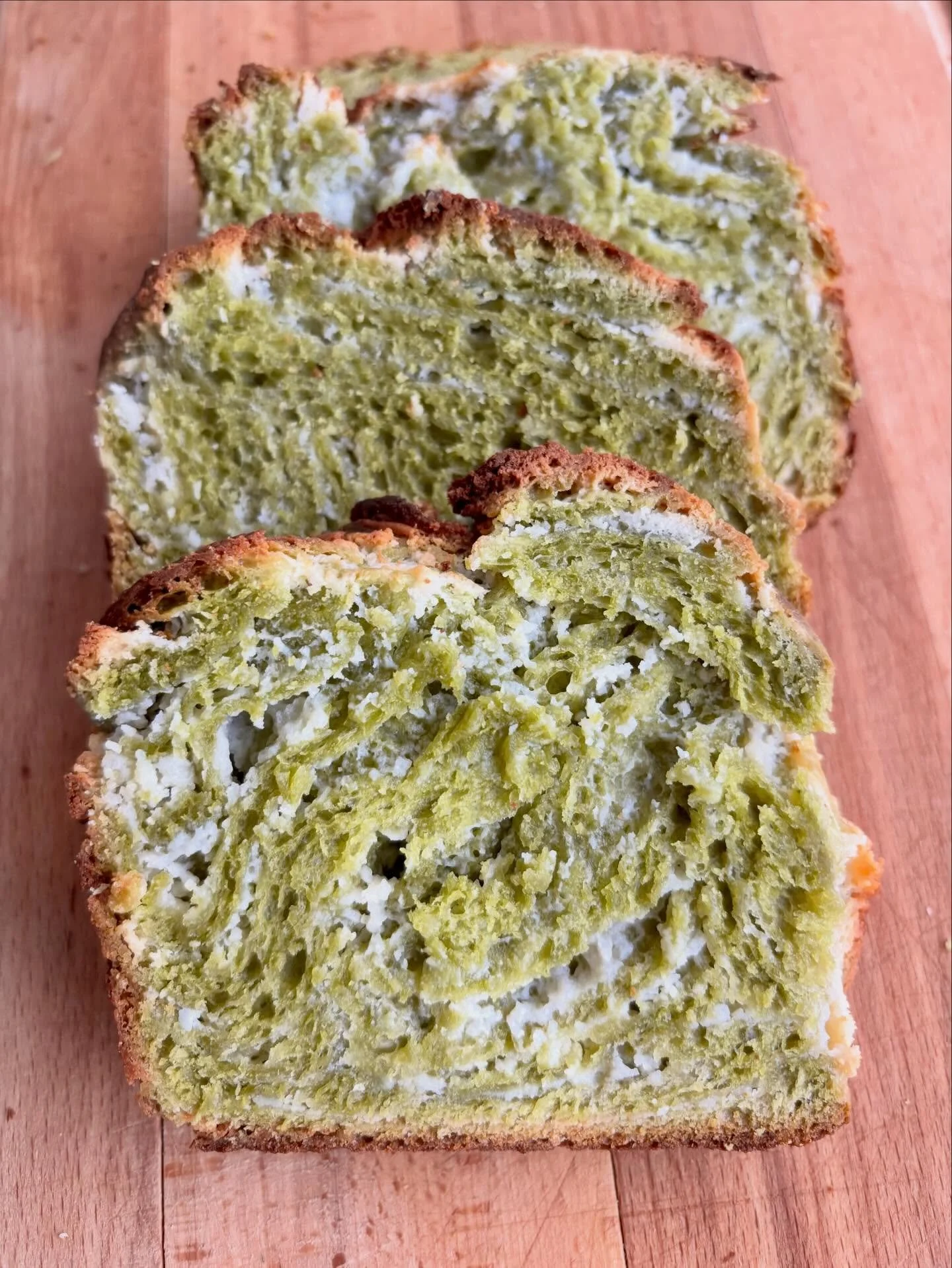 Drumroll please&hellip;.presenting our Matcha White Chocolate Cheesecake Babka 🍀 

A new seasonal babka we&rsquo;re rolling out for spring. Matcha dough with white chocolate and cheesecake filling swirled throughout.

Available this week for pickup 