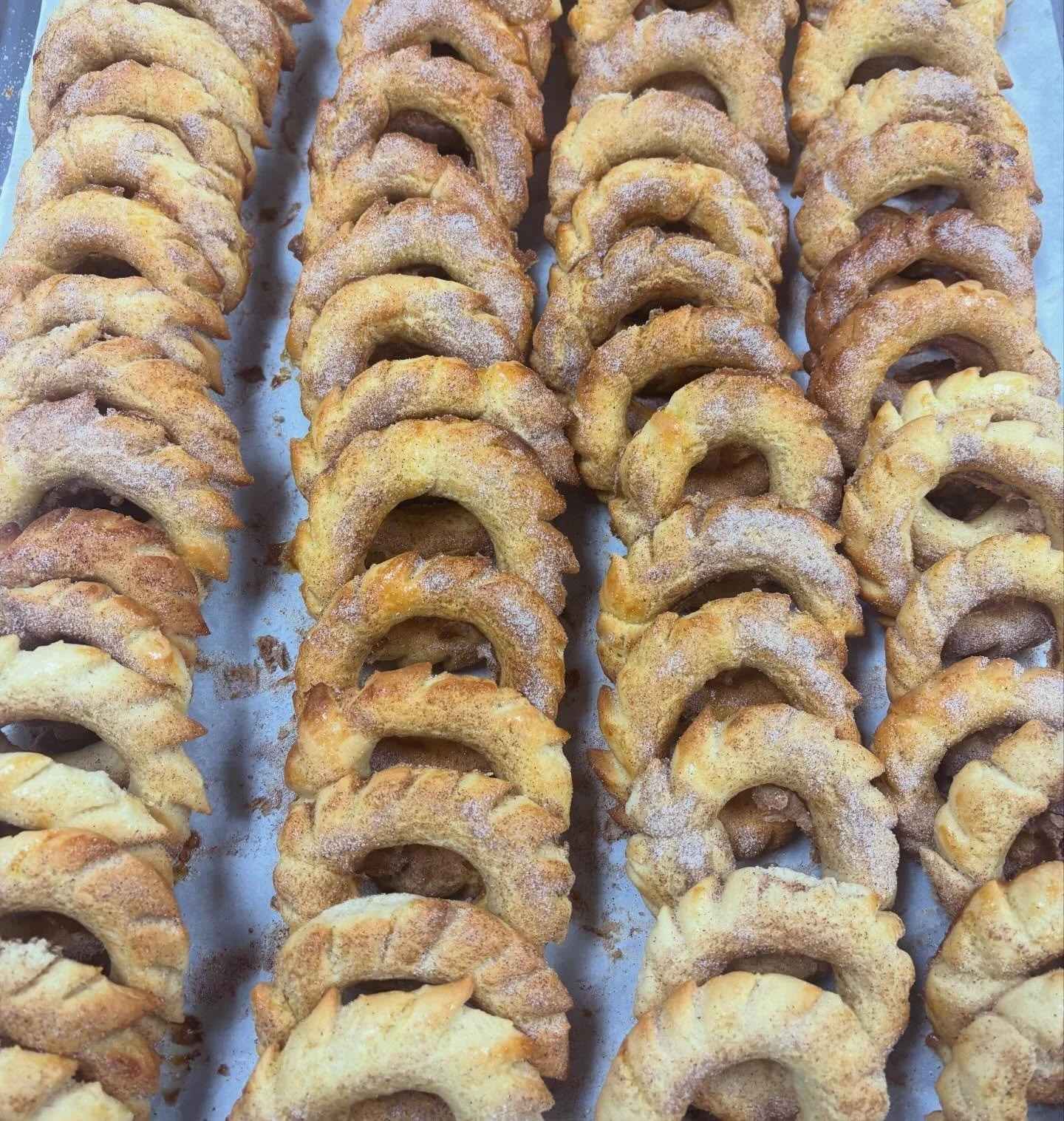 ✨ Introducing Sephardic Biscochos ✨

Available this weekend at the City Park Farmers Market and South Pearl Street Farmers Market!

These special ring-shaped cookies are deeply personal to our family and heritage. Talia grew up enjoying biscochos fro