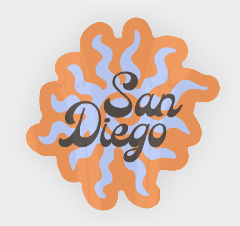 San Diego Sticker (SD4)