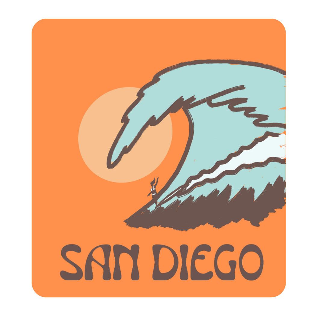 San Diego Sticker (SD2)