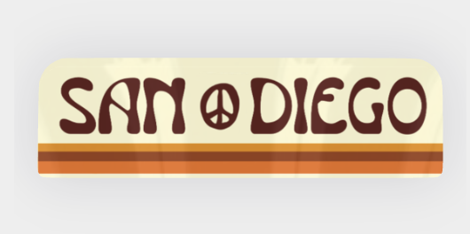 San Diego Sticker (SD5)