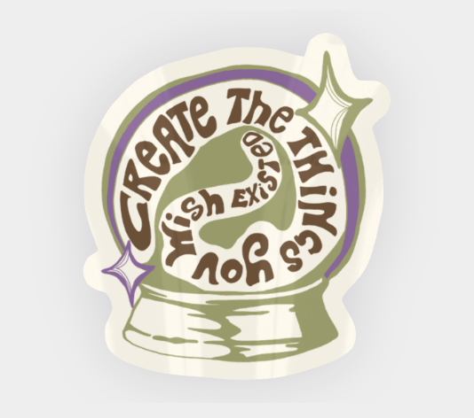 Crystal Ball Sticker