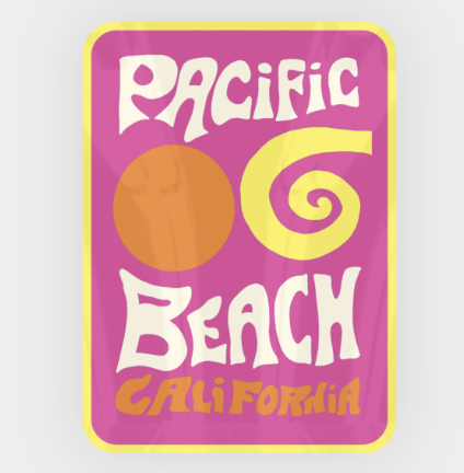 Pacific Beach Sticker