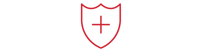 Logo featuring a shield with a cross inside it, accompanied by the text 'Protecting Your Business'.