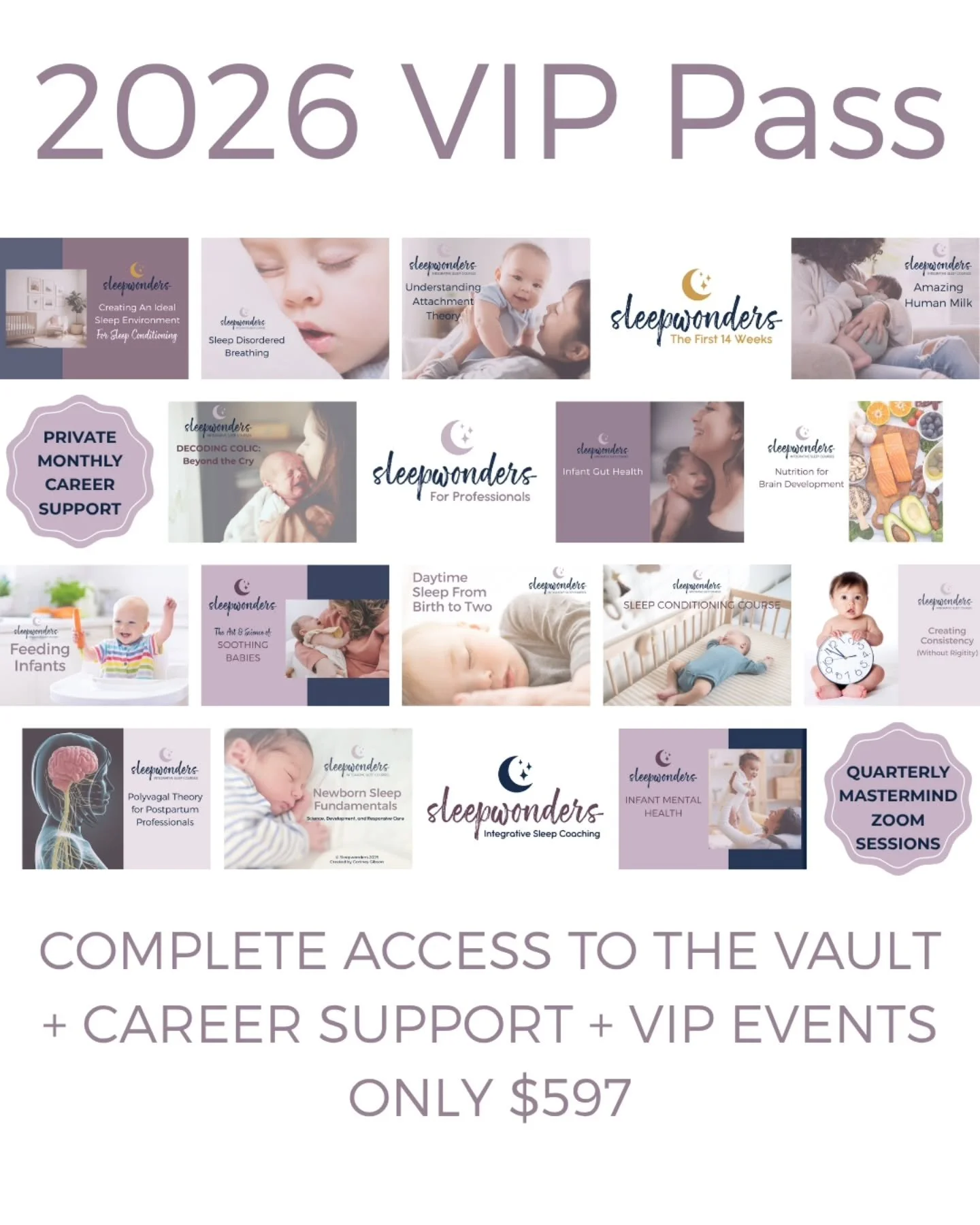 🌙✨ We still have some VIP spots left!

If you haven&rsquo;t scooped up your spot yet for our all-access VIP Pass, there&rsquo;s still time (but not much!). 

We started out with 50 spots and only half of those remain. This incredible deal was design