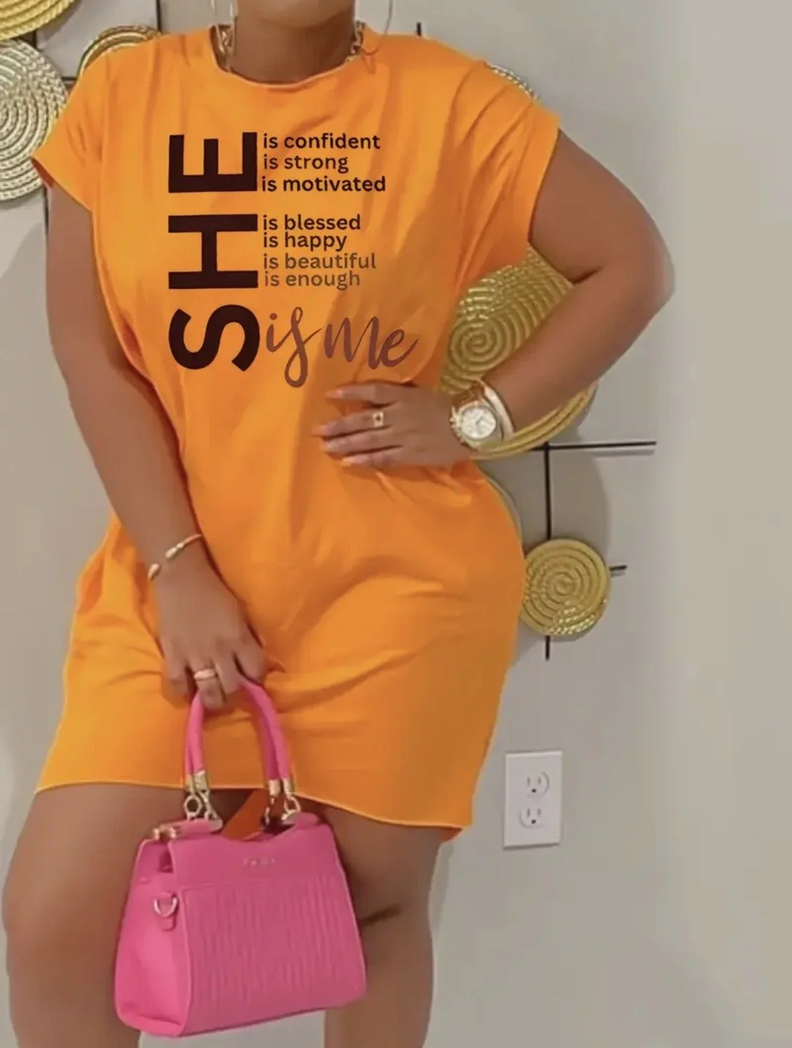 Empowerment Hi-Lo Pocketed Dress