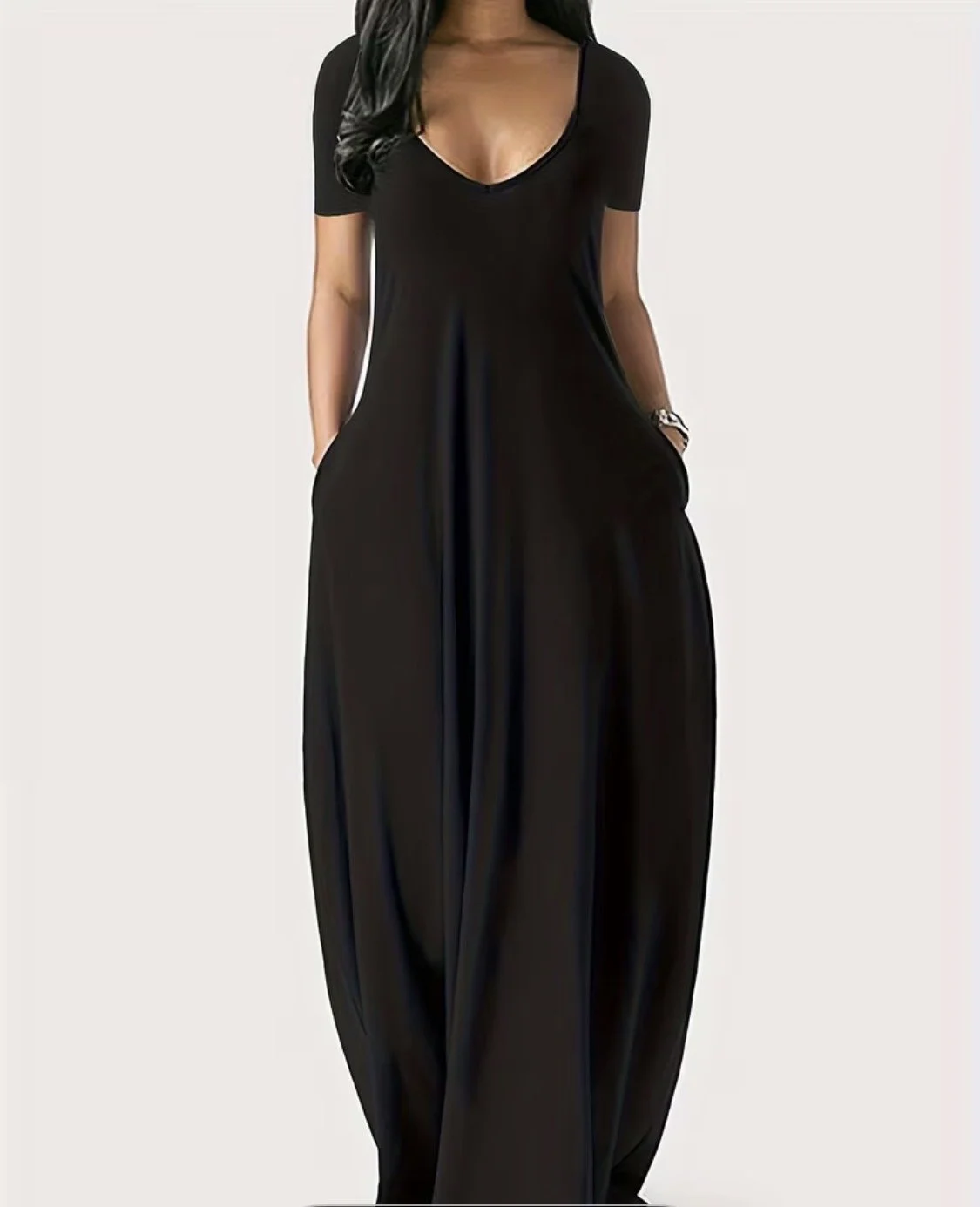 Bohemian Summer Sunshine V-neck Dress