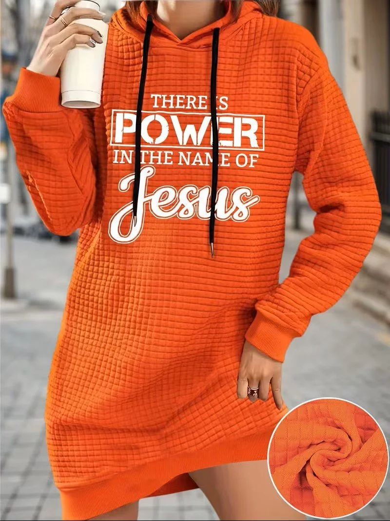 Hooded Sweater Dress