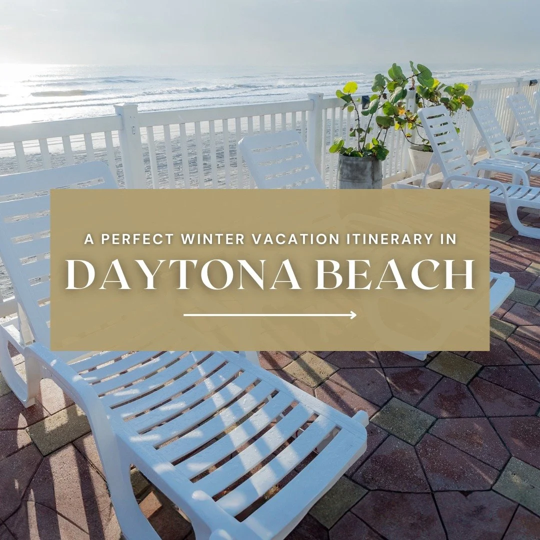 Planning the perfect Daytona Beach escape? Start with this simple itinerary: racing at the Speedway, mahi sandwiches at Ocean Deck, cocktails at BB&rsquo;s Tiki, and long, relaxing moments between the heated pool and hot tub. 🌴✨

Book your winter es