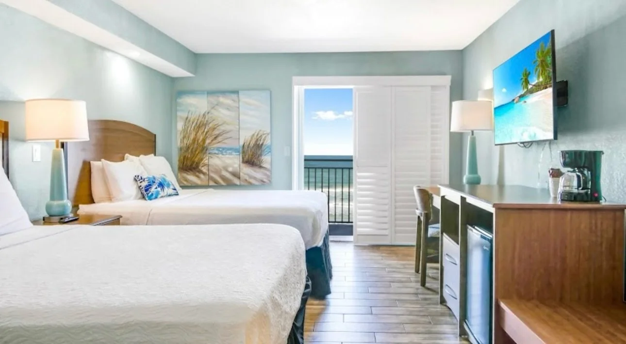Balcony views of paradise are waiting for you 🌅

Step out onto your private balcony, feel the ocean breeze, and start your day with the kind of view you never get tired of. Book direct and save with our special offers, including exclusive Florida Re