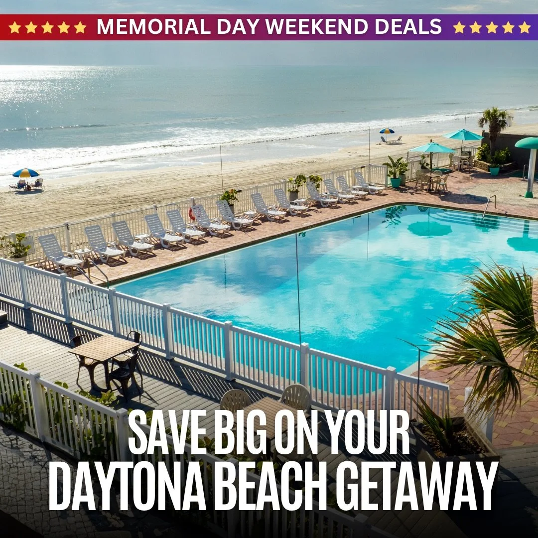 🇺🇸 Memorial Day Weekend deals are here at Boardwalk Inn &amp; Suites ☀️🌊

From Book Direct savings to Florida Resident specials and so many more offers, now&rsquo;s the perfect time to start planning ahead for your next Daytona Beach getaway.

Whe