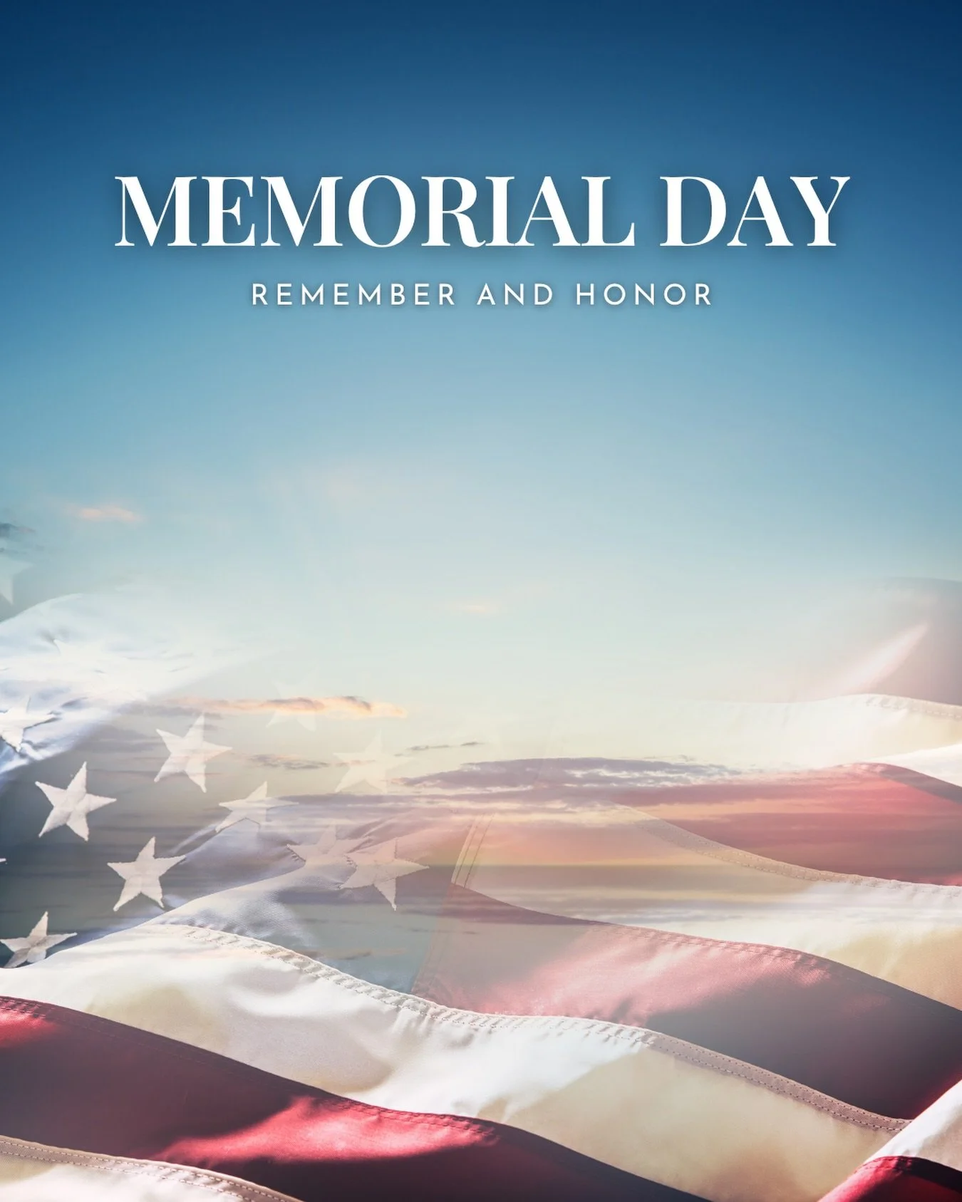 Today, we honor and remember the courageous heroes who gave their lives in service to our country. 🇺🇸

Memorial Day is more than a long weekend. It&rsquo;s a time to reflect on the sacrifice, bravery, and selflessness of those who fought for our fr