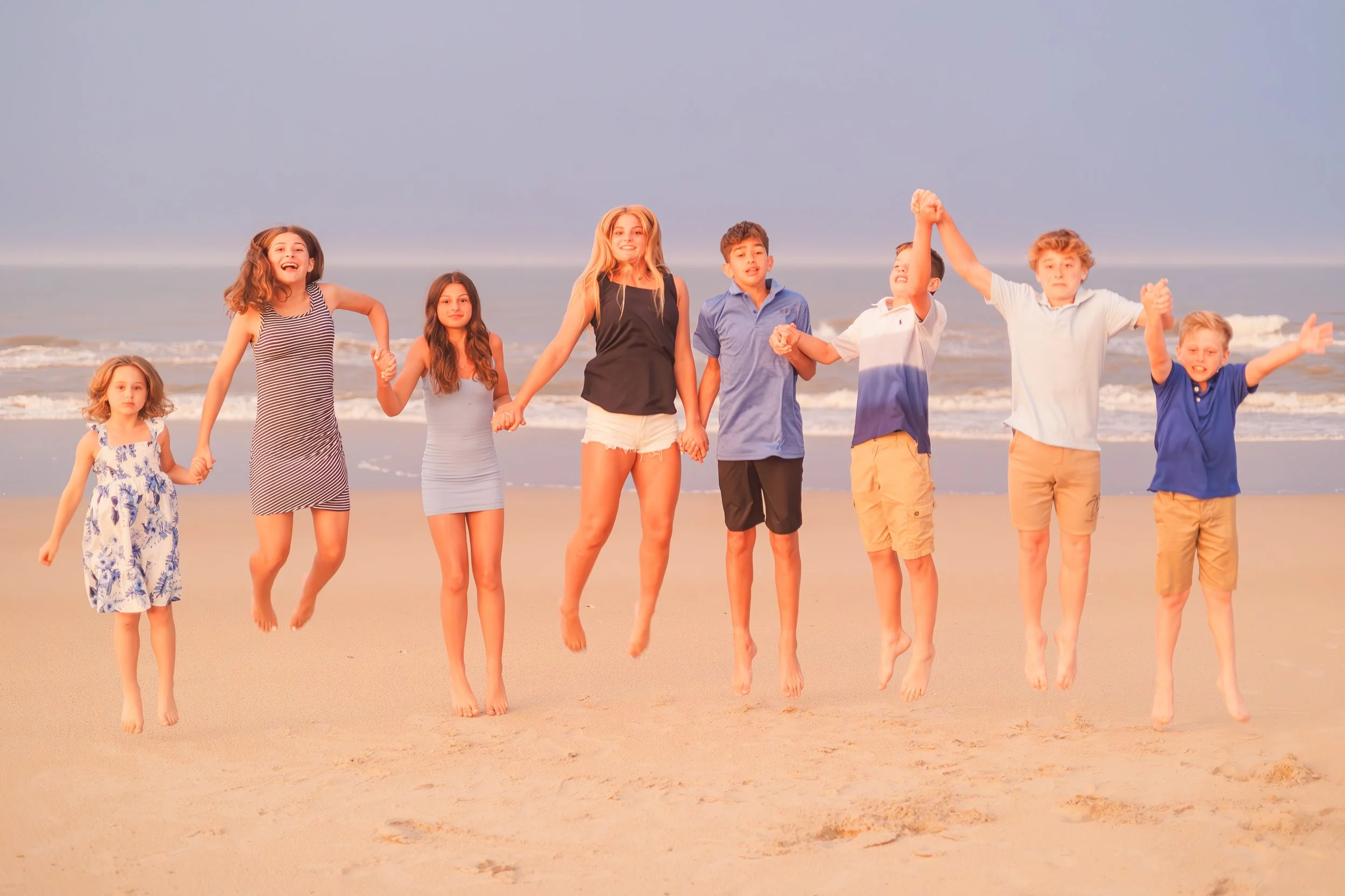 The Walker Family Pictures on the Beach
