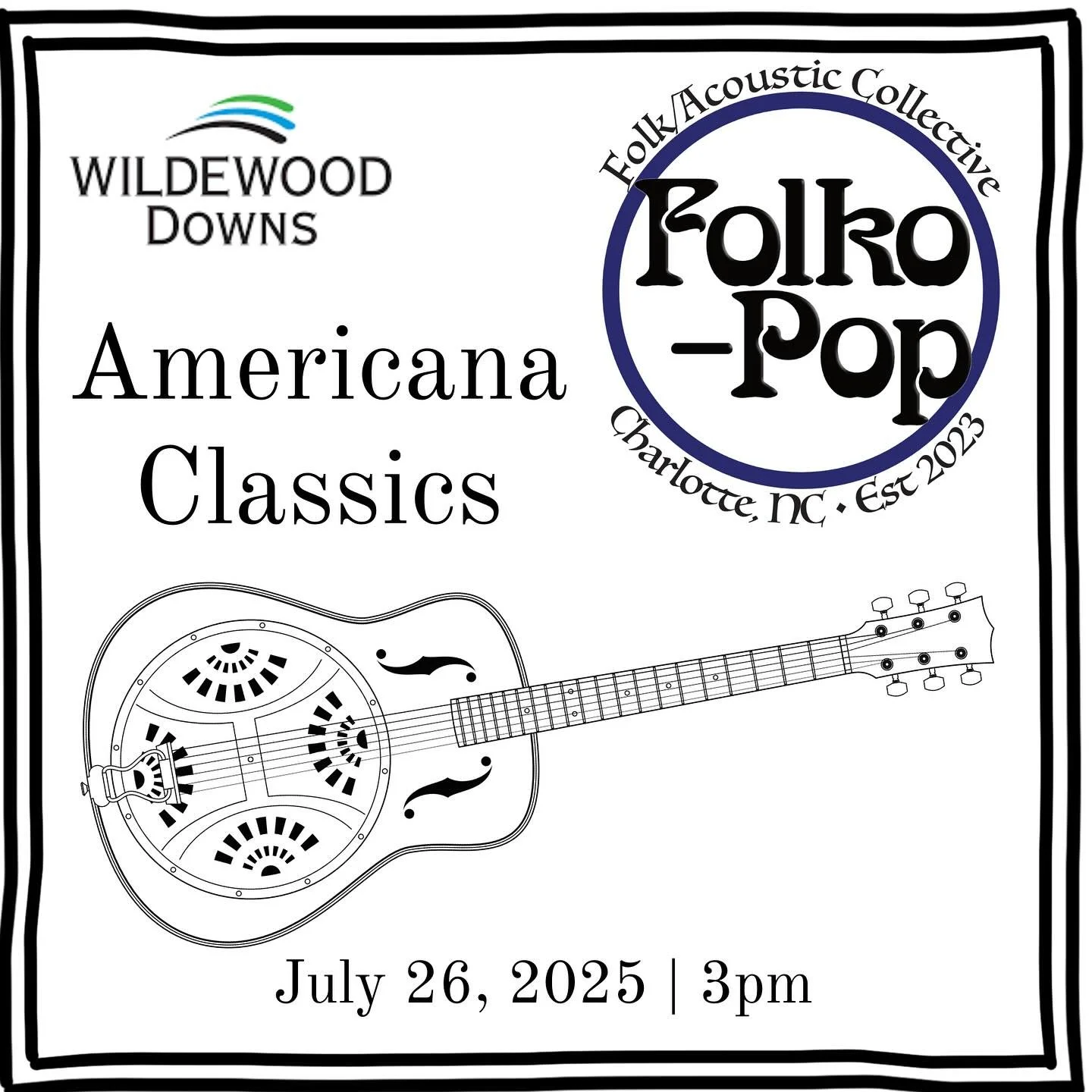 Live-streaming a hour of Americana Classics from Wildewood Downs in Columbia, SC! Or come visit us on Polo Road if you’re in the area.
