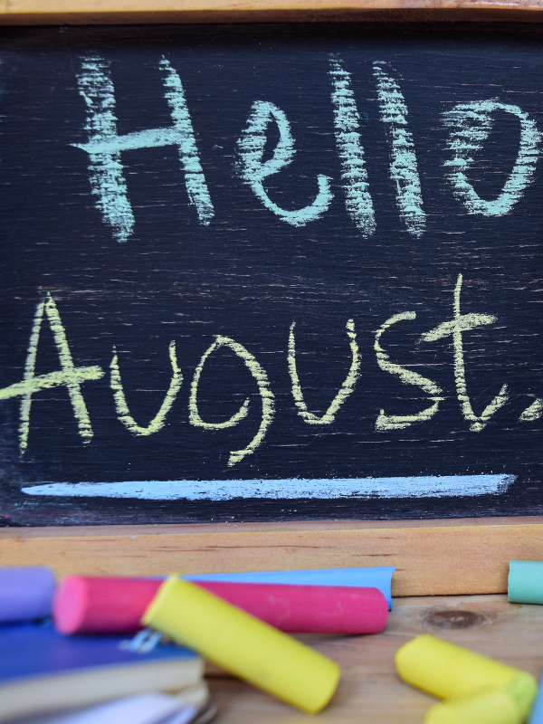 Happy August: Adjusting to Transitions with Grace