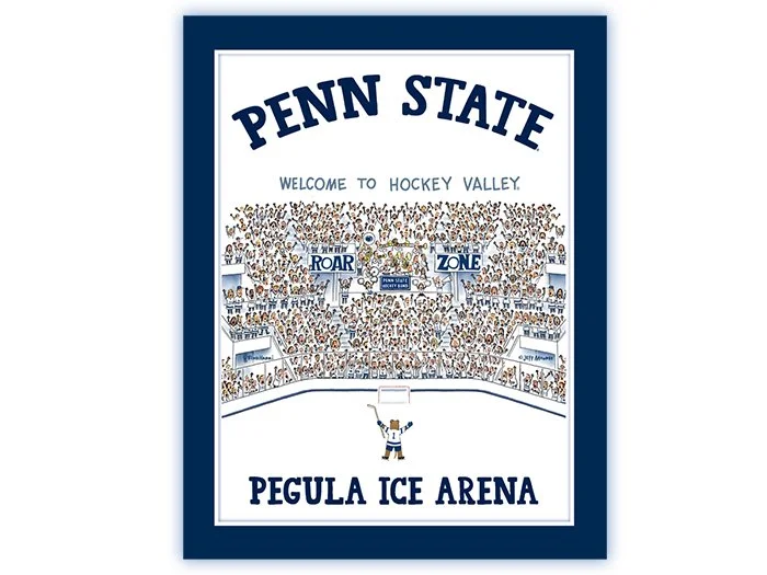 Penn State Pegula Ice Arena Roar Zone Print