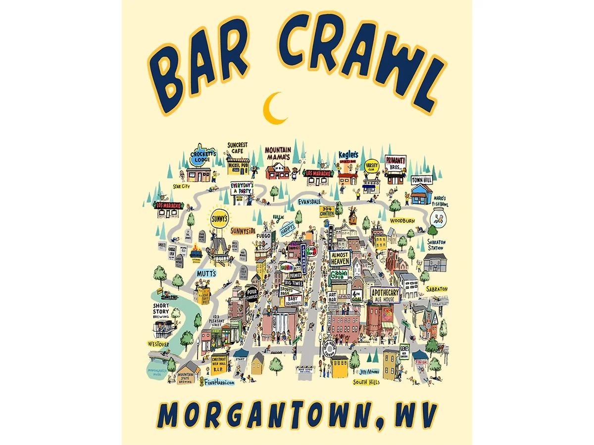 Bar Crawl Print