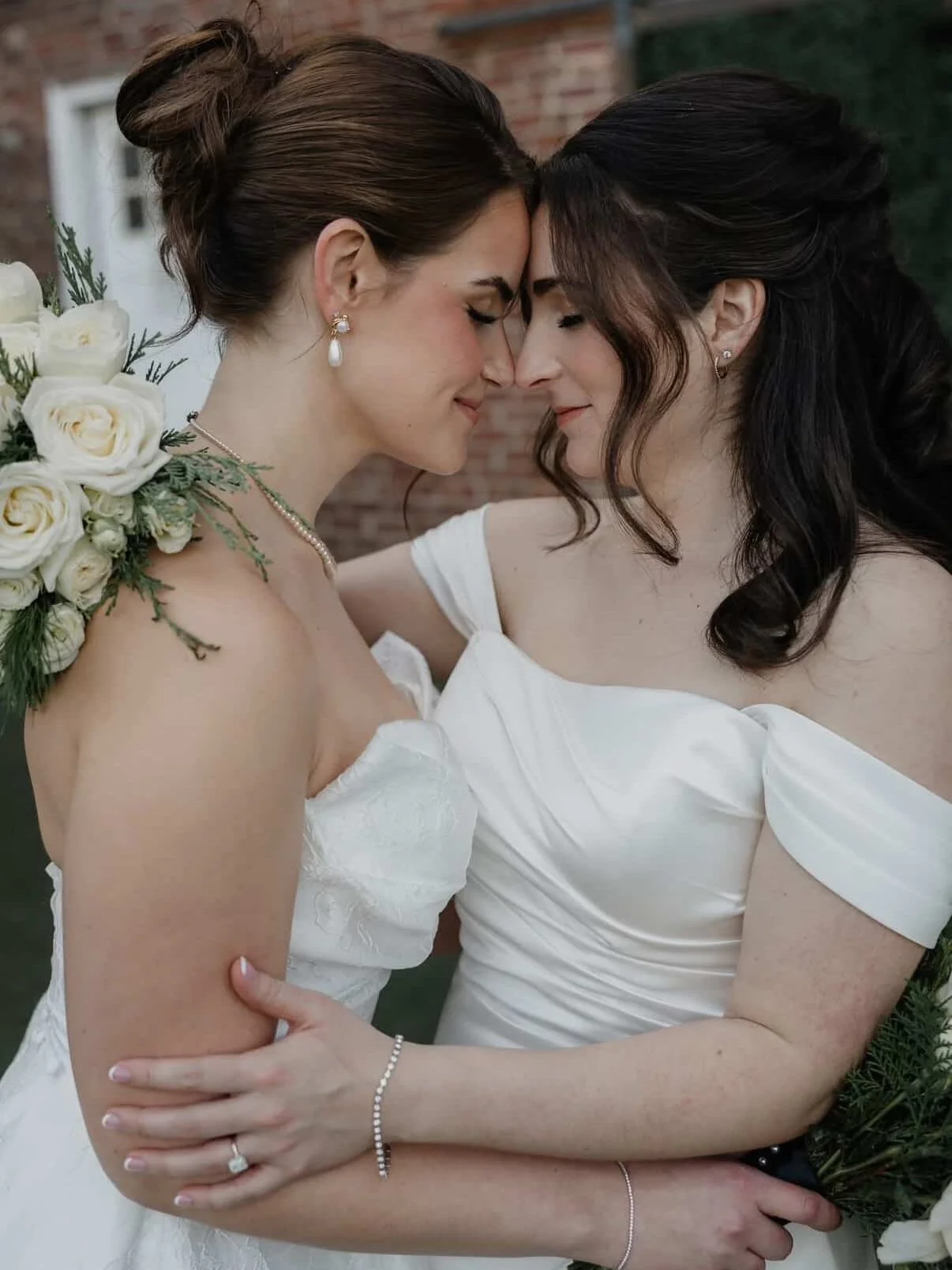 So grateful to be part of Julia and Emily&rsquo;s wedding day!

Have never seen a happier couple than these two so much joy 🥰 

#kansascitybride #kansascitywedding #lgbtqwedding #weddinginspiration #weddingmakeup