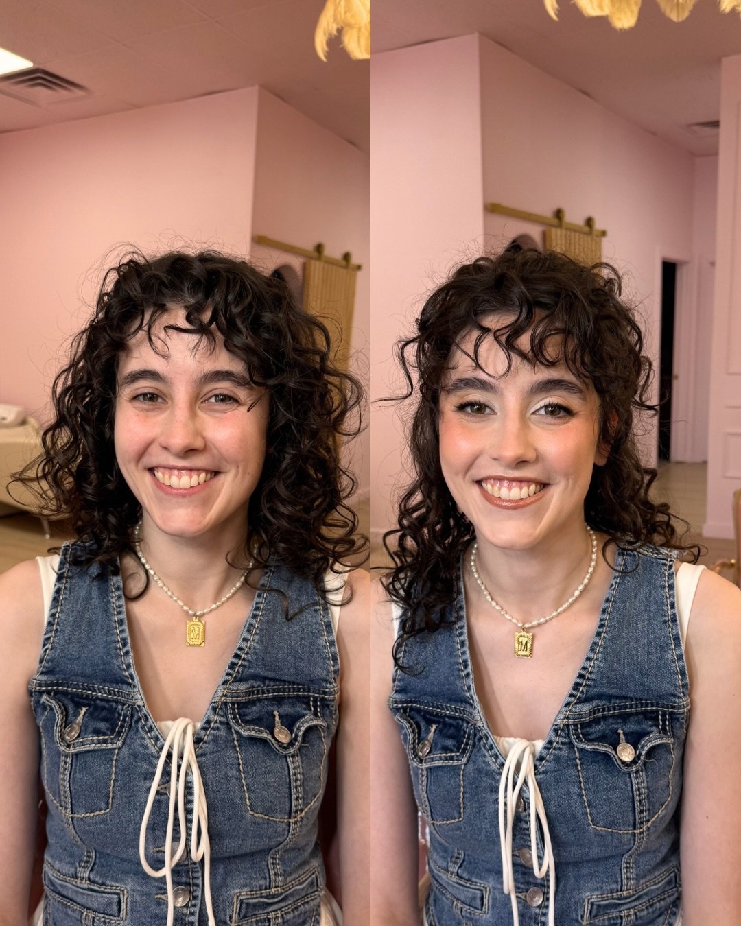 A little before and after for the feed! 
Warm tones, super soft glam, and a beautiful updo by @magicbytt 

Team @paradisebeautykc 

#kansascitymakeupartist