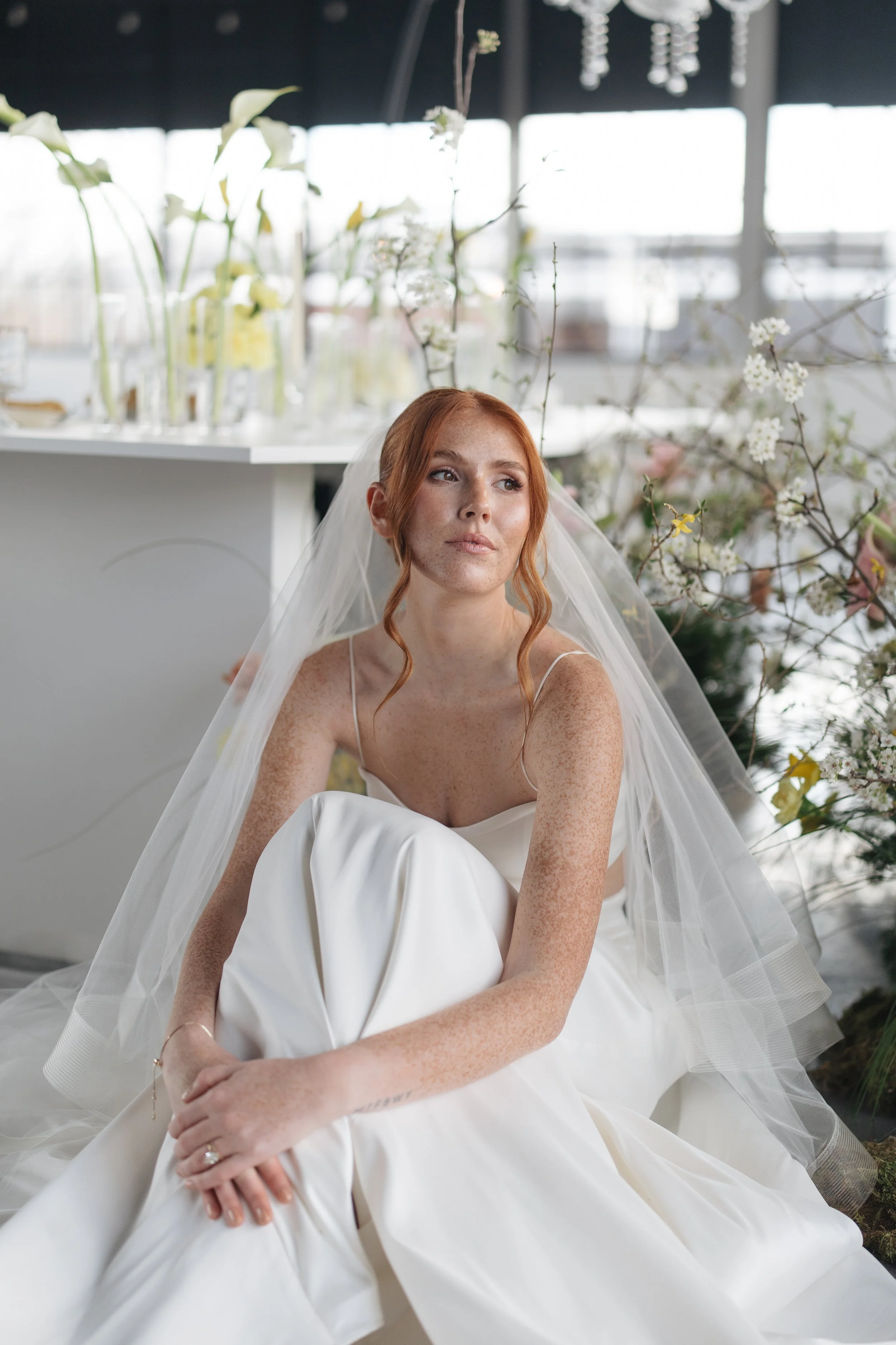 Photo: @malloriemcbridephoto 
Floral: @thecottagerose 
Planning/Design: @truelovecoordinatinganddesign 
Content: @socially.weddings 
Tabletop: @goodstuffchina 
Invites: @brandedxbee 
Makeup: @jackapbeauty 
Hair: @earthtoneskc 
Dresses: @thelawbridal 