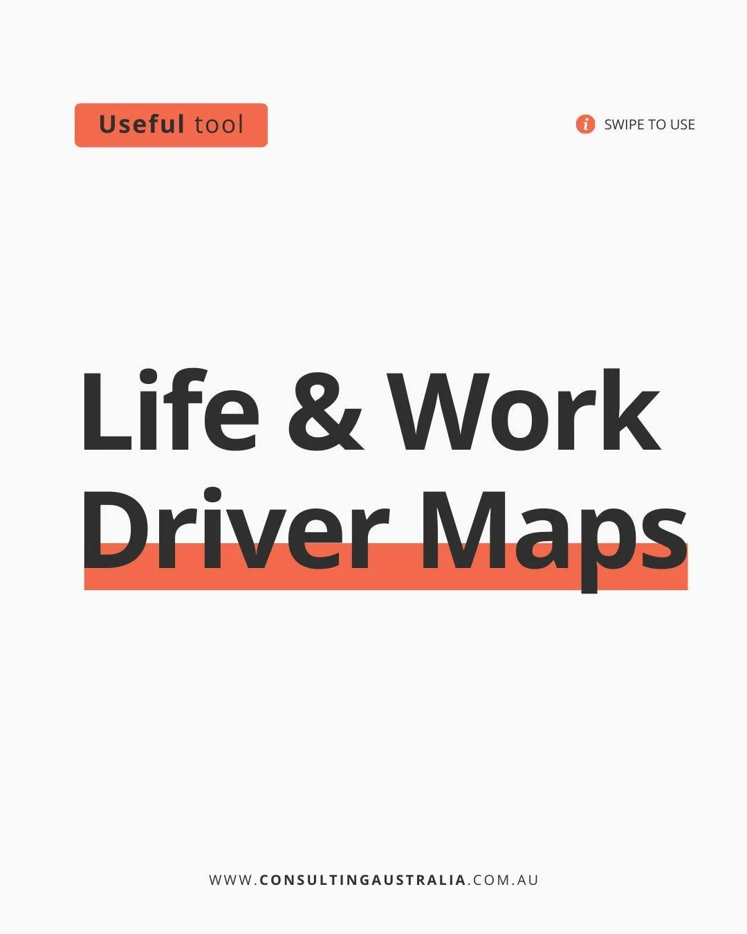Most of us make the mistake of planning from urgency, not insight.

But real growth - at work or in life - comes from knowing what&rsquo;s actually driving you.

The Life &amp; Work Driver Maps are simple tools to help you figure out:
🔸 What matters