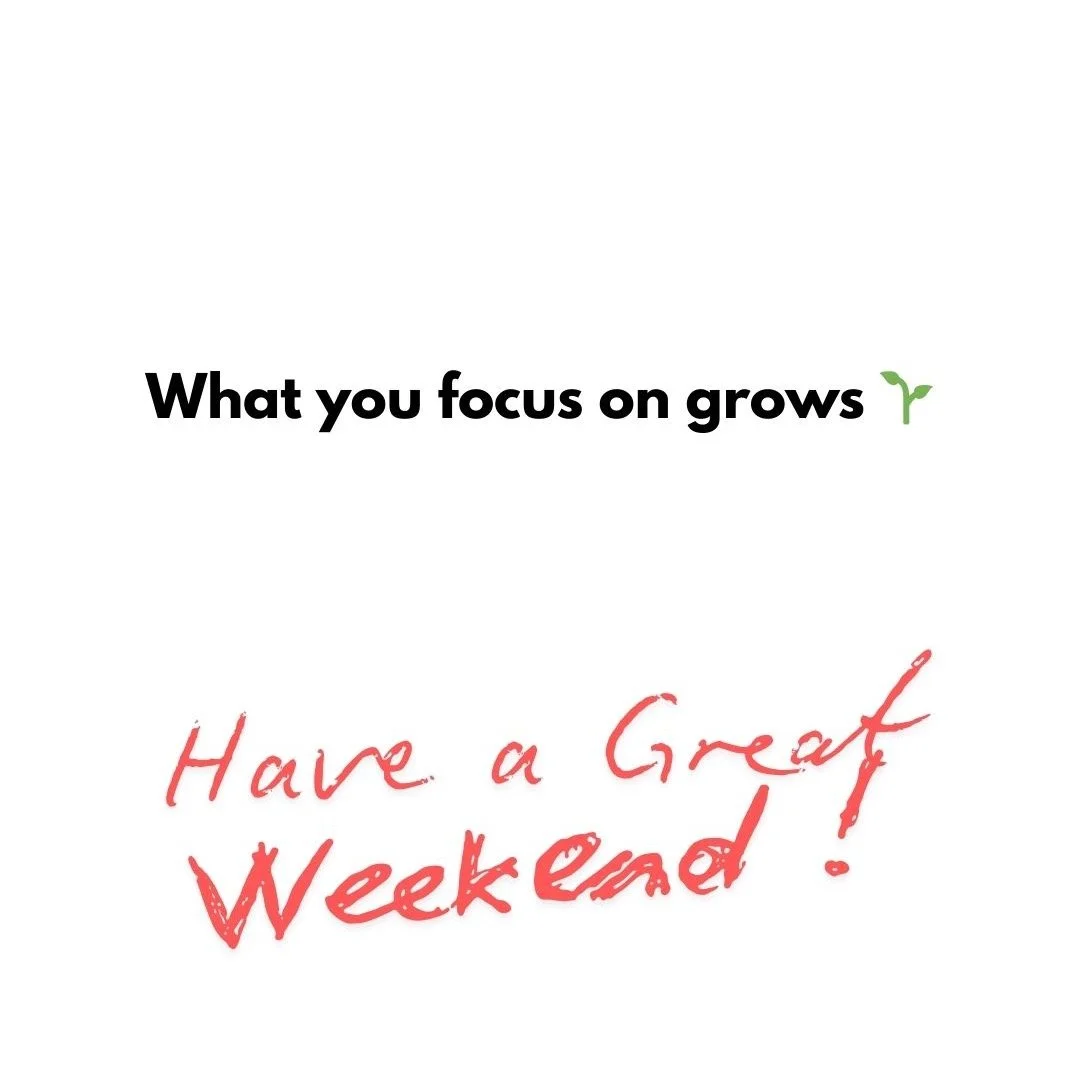 A quick reminder as the work week comes to a close, &quot;the energy you put into your thoughts and actions shapes your reality&quot; 
When you focus on what&rsquo;s working, what&rsquo;s positive, and what&rsquo;s right, you attract more of that int