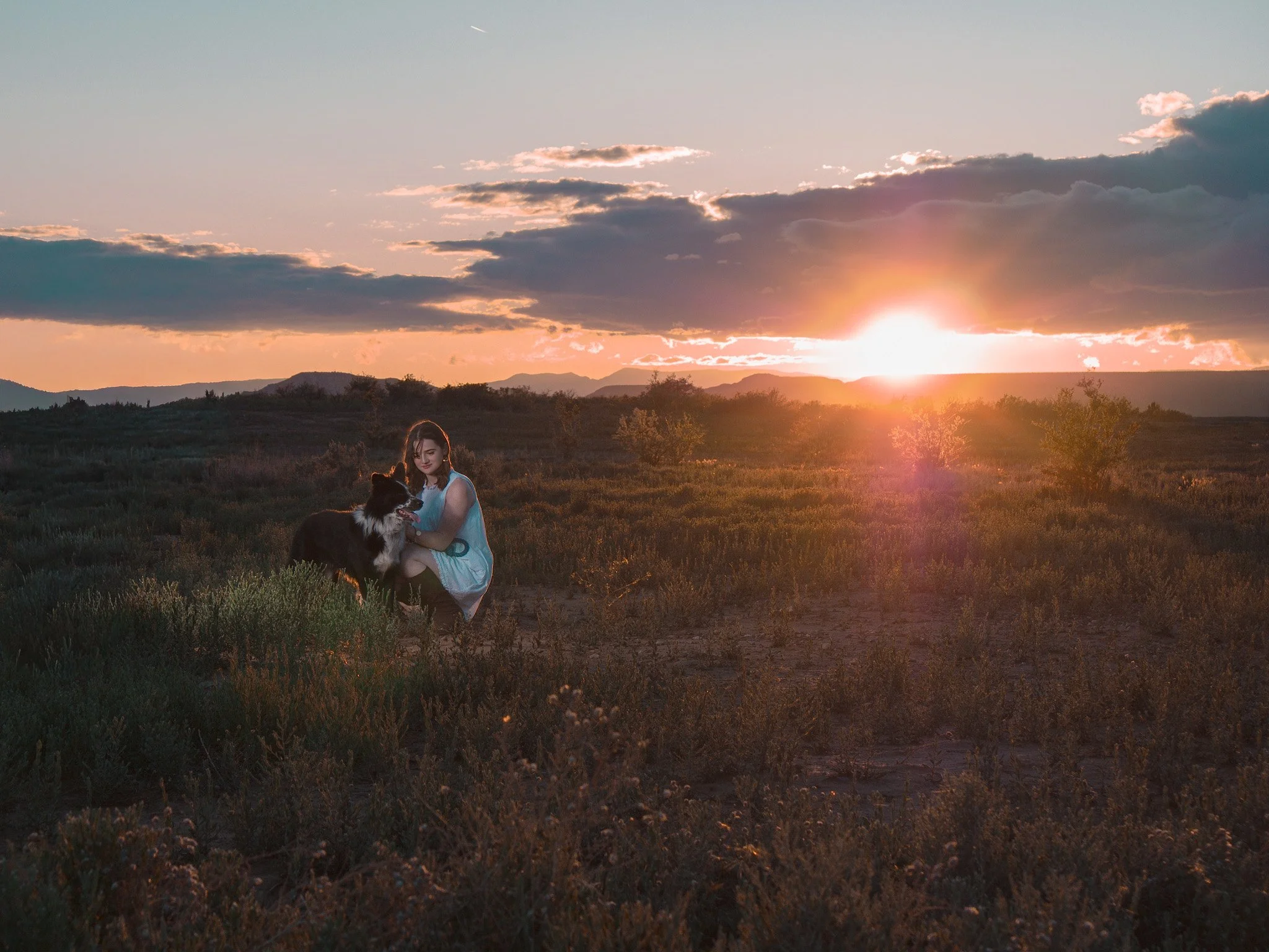 Roosevelt Utah Girl Sunset Portrait Session
