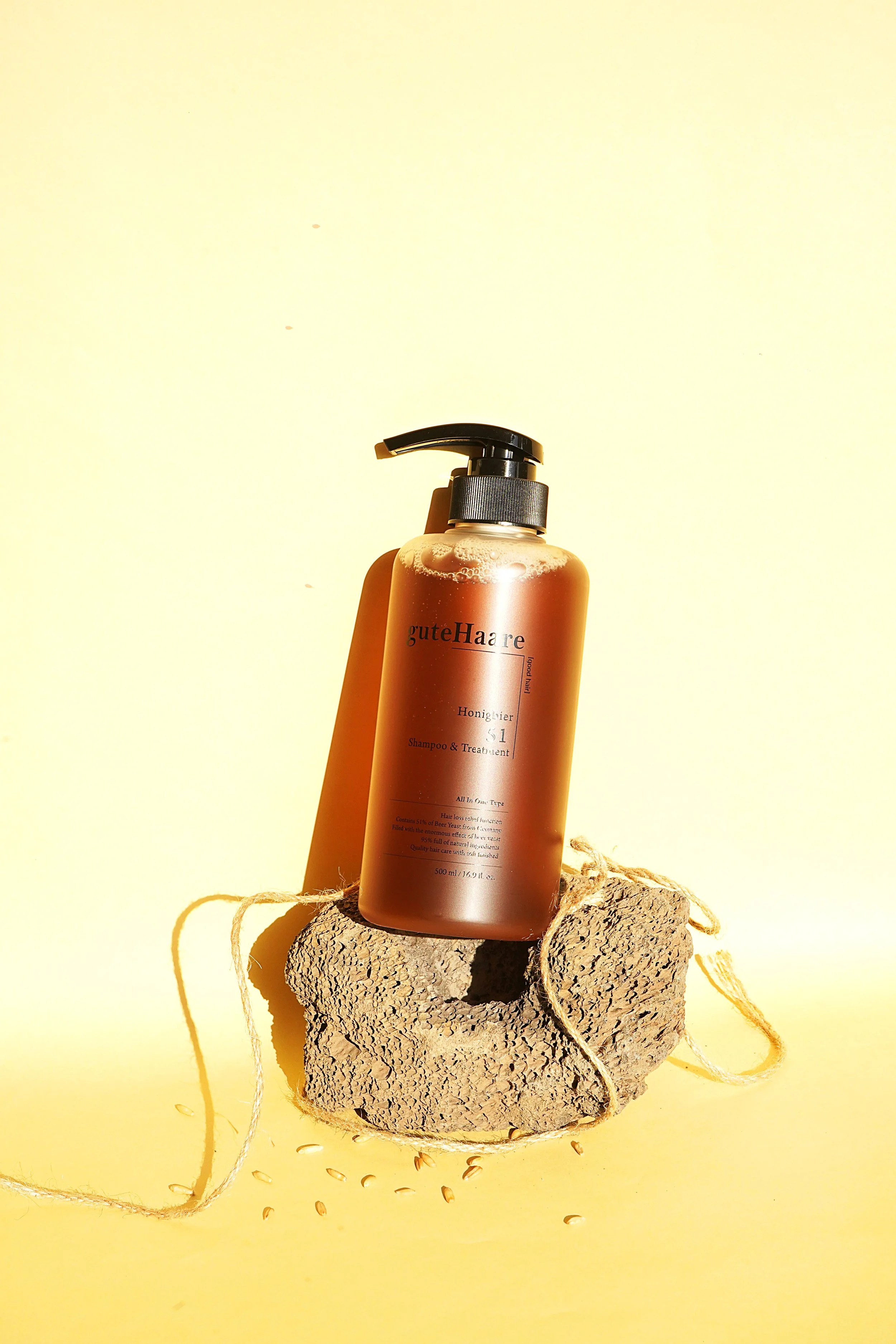 guteHaare Honey Beer 51+ Shampoo & Treatment 500ml