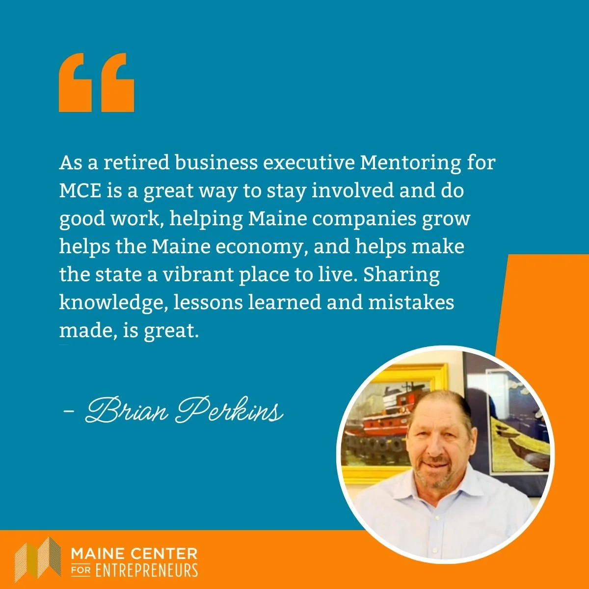 Before the year comes to a close, we want to say a heartfelt thank you to our mentor community.

With approximately 350 mentors supporting entrepreneurs across Maine, the impact is far bigger than any single story. The quotes shared here reflect the 
