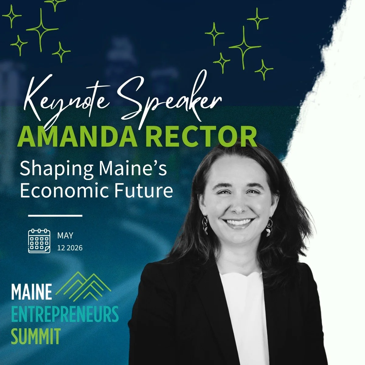 Don&rsquo;t miss this opportunity to hear firsthand how Maine is evolving to support the next generation of innovators!

We are honored to welcome Amanda Rector, Maine&rsquo;s State Economist, as an upcoming MES keynote speaker. A central figure in M