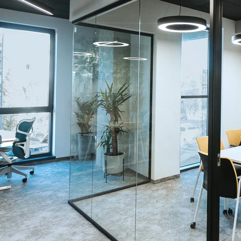 Glass Office Enclosures and Partitions