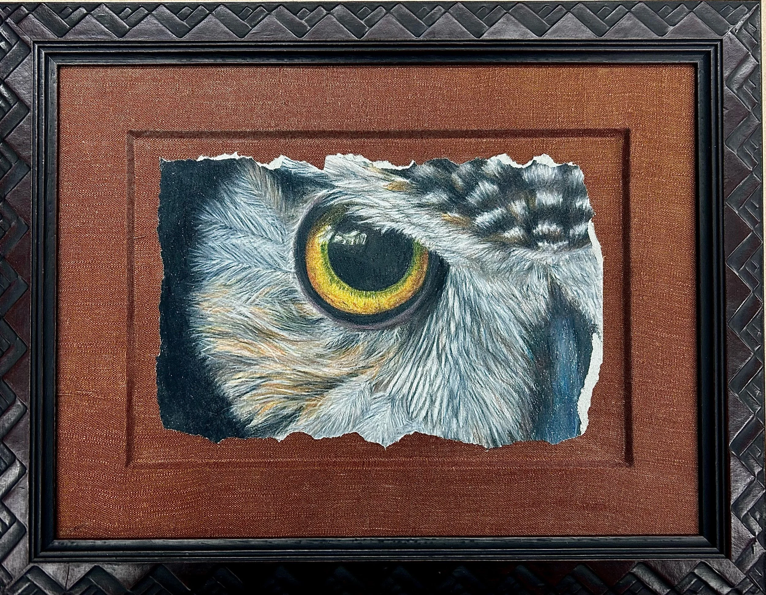 "Horned Owl Preach"
SOLD
Colored Pencil
