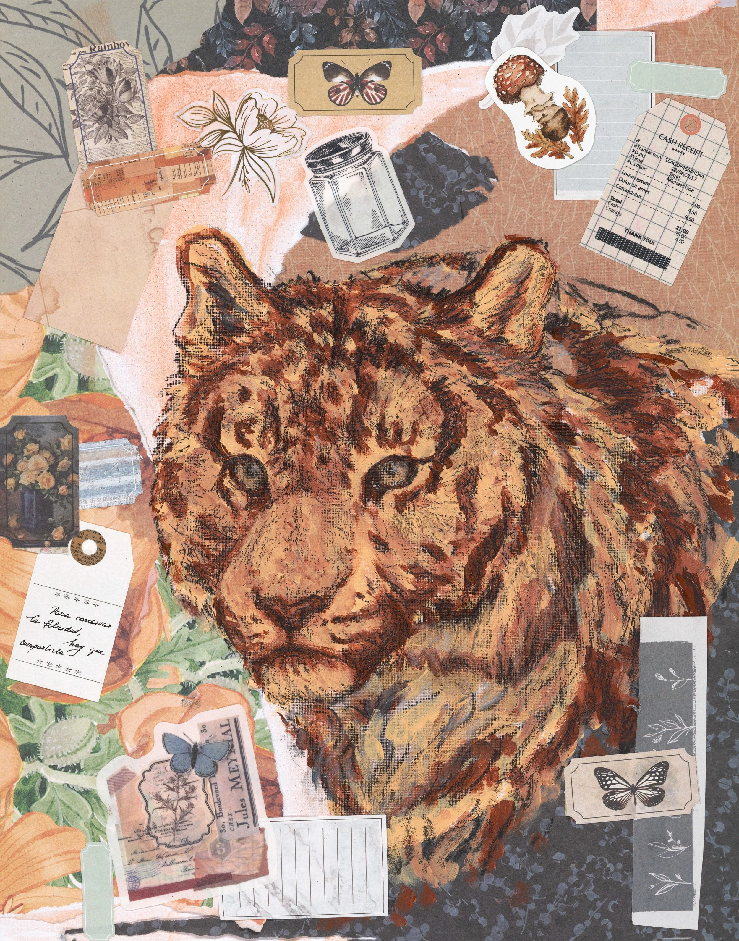 Tiger, Acrylic MM, 2023