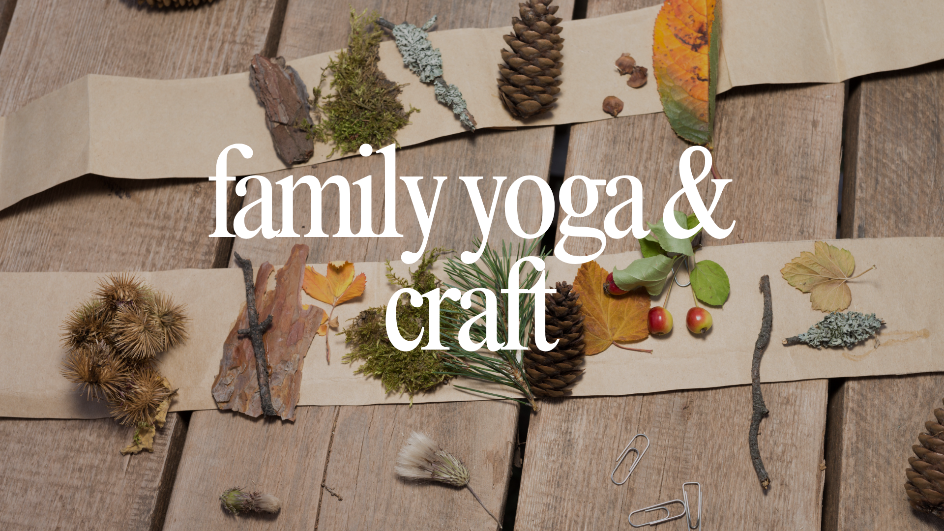 Family Yoga + Craft: Zen Garden