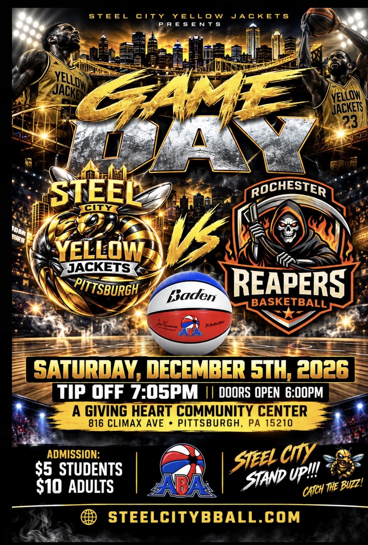 Steel City Yellow Jackets vs Rochester Reapers