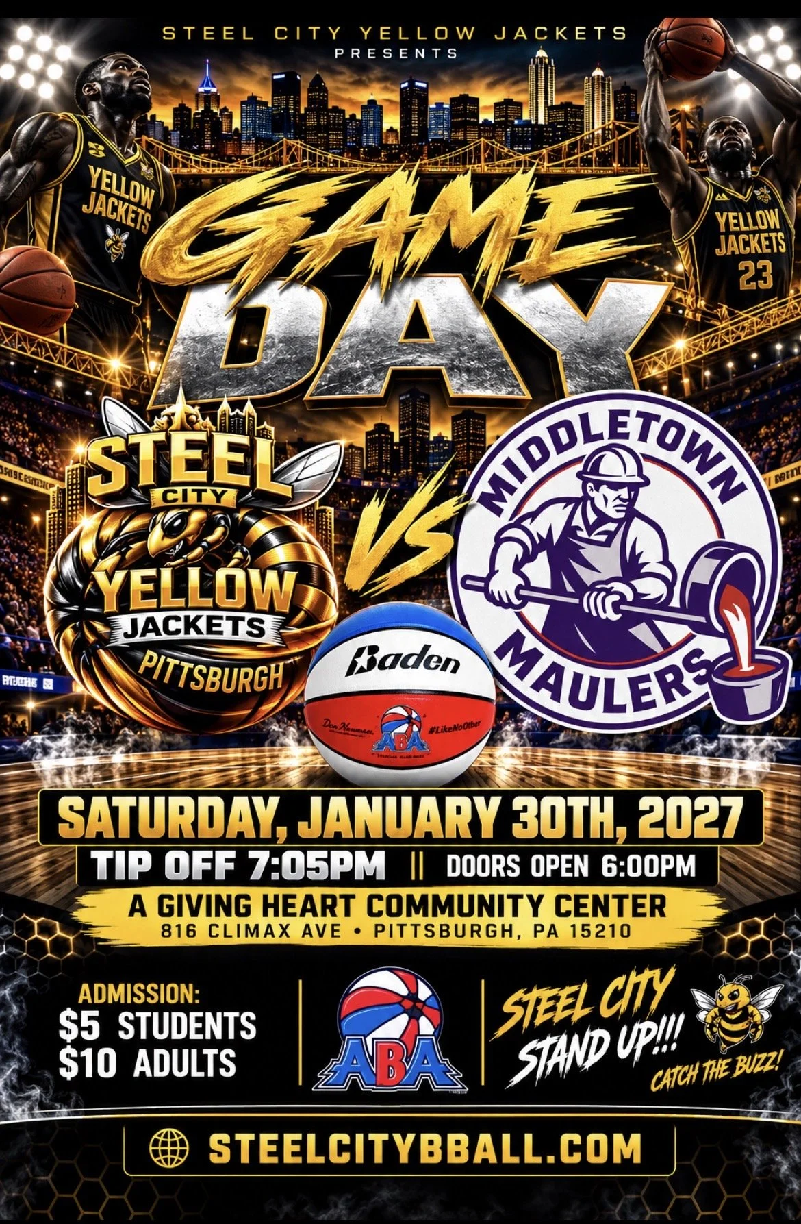 Steel City Yellow Jackets vs Middleton Maulers