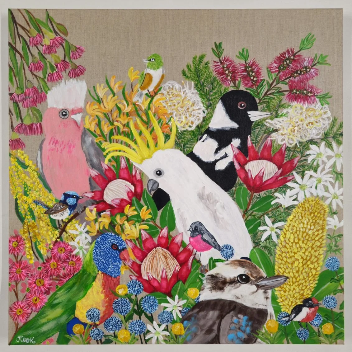 “Blossoms & Feathers by Jayarna Cook