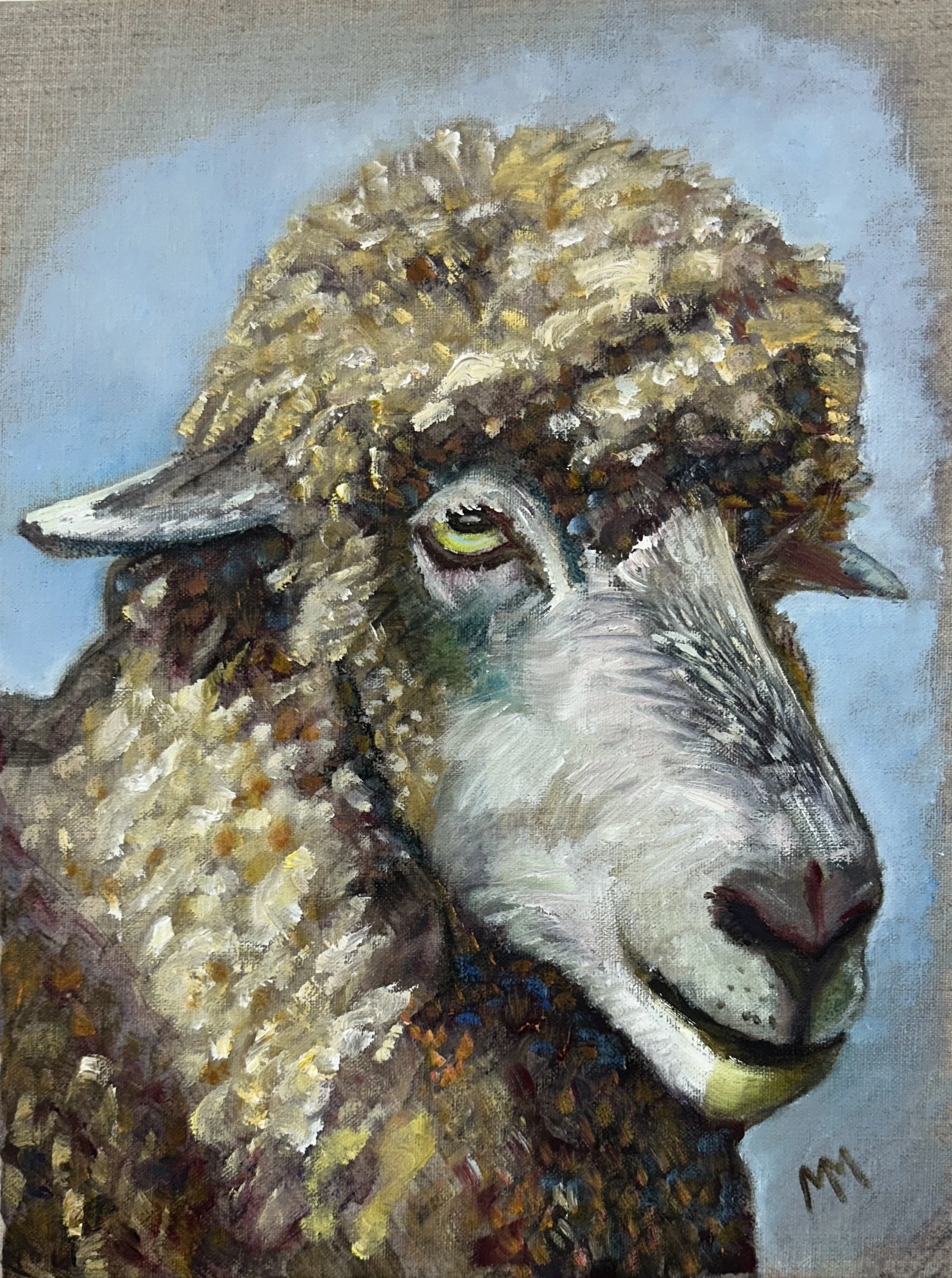 "Noble Sheep III" by Megan Markotany