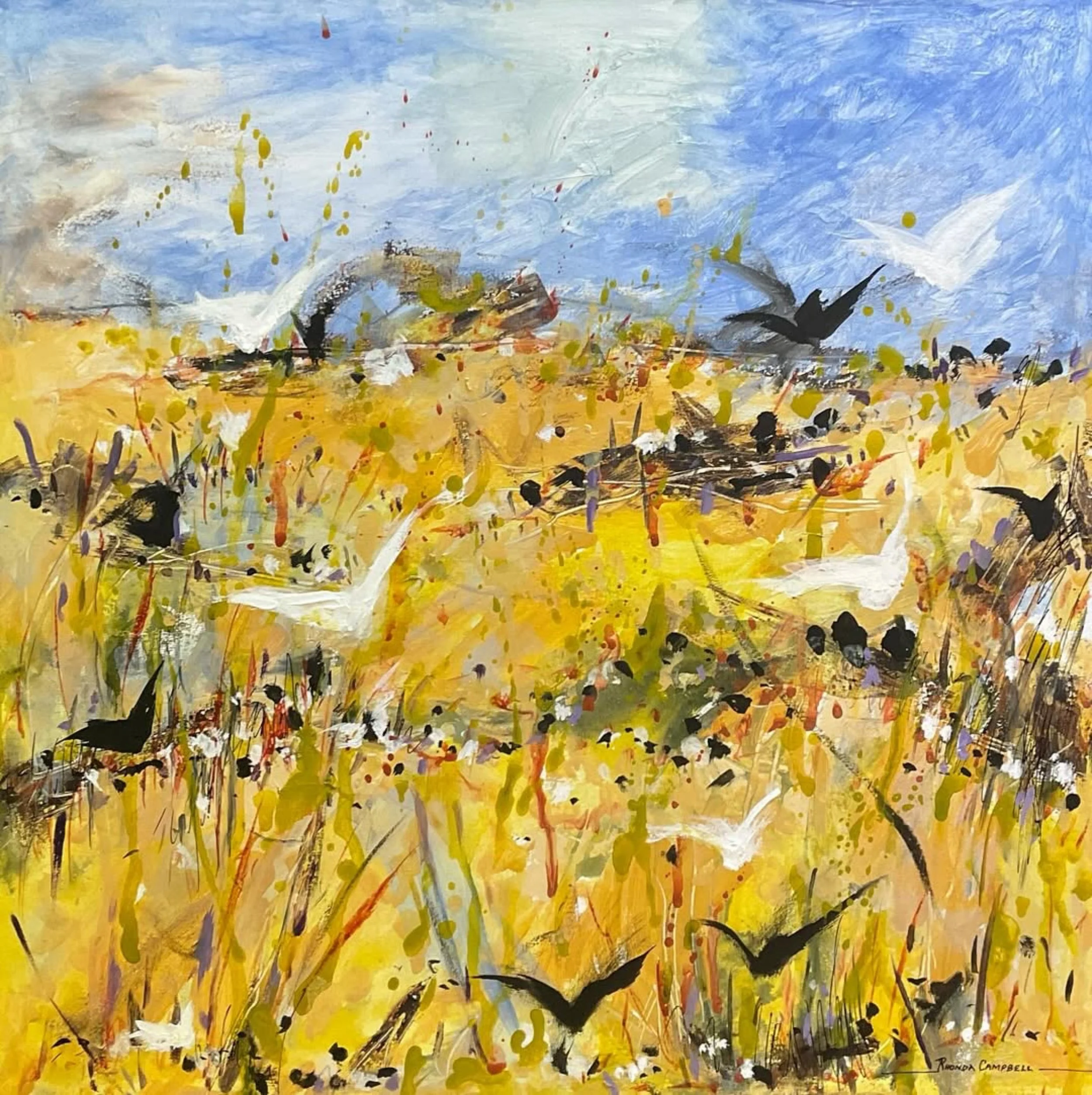 "Darting Here & There" by Rhonda Campbell