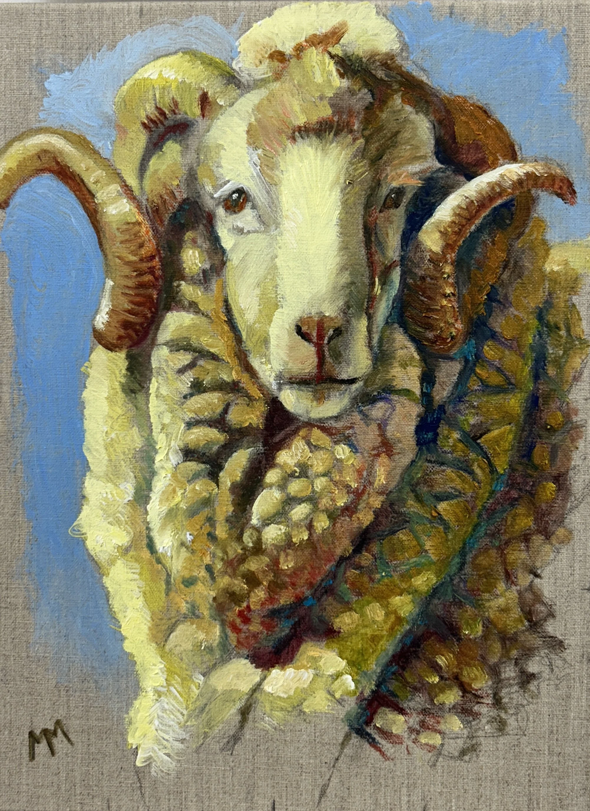"Noble Sheep II" by Megan Markotany