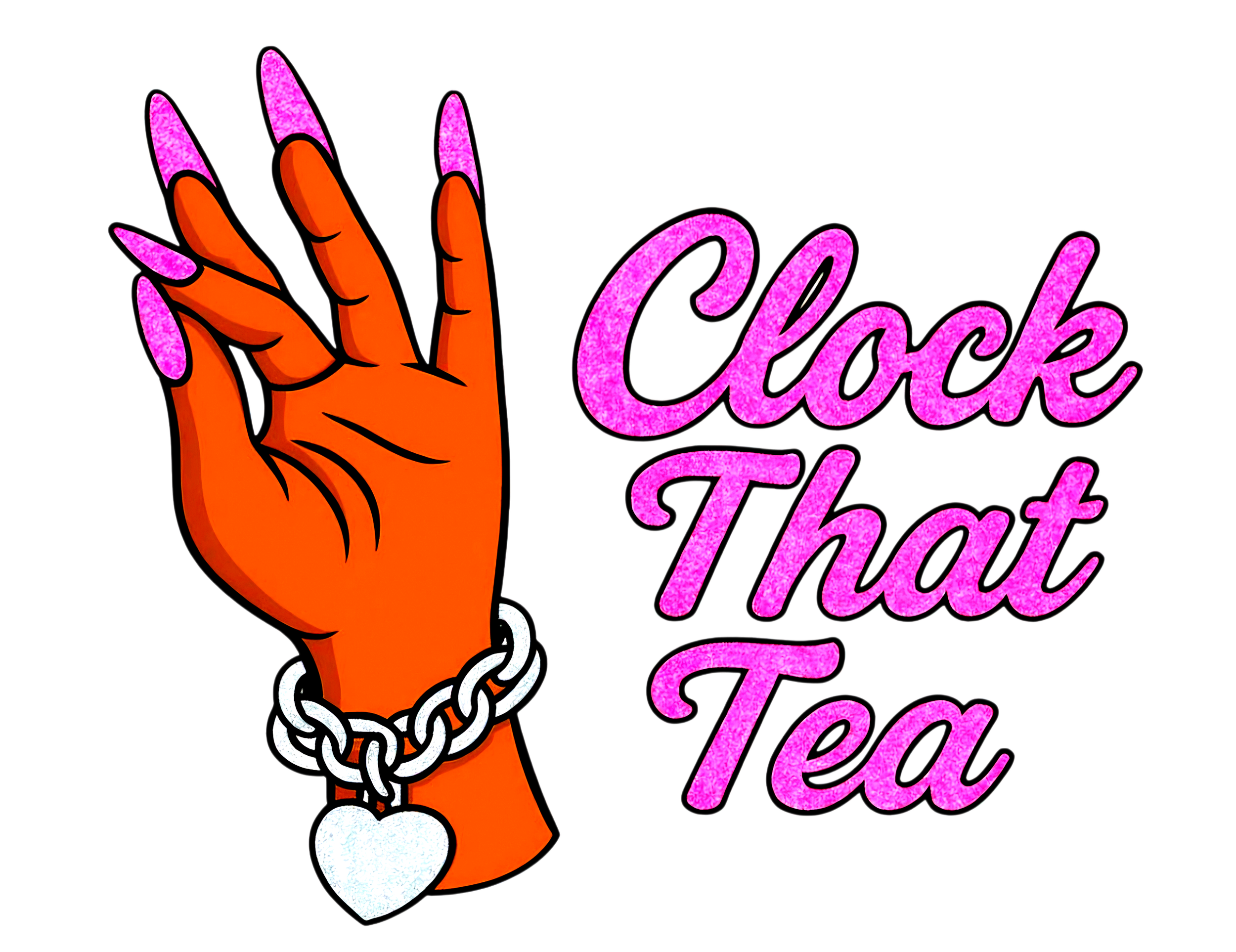 Clock That Tea (PINK)