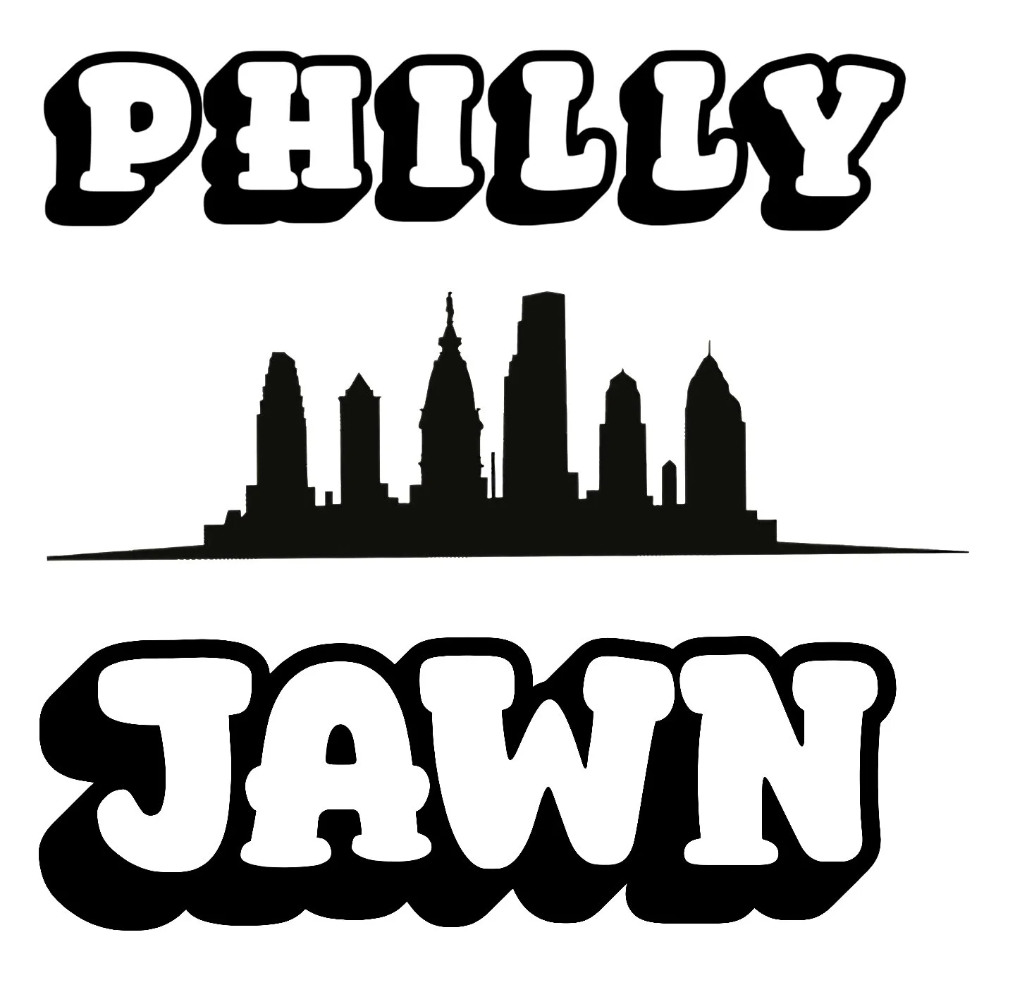 Black And White Philly Jawn