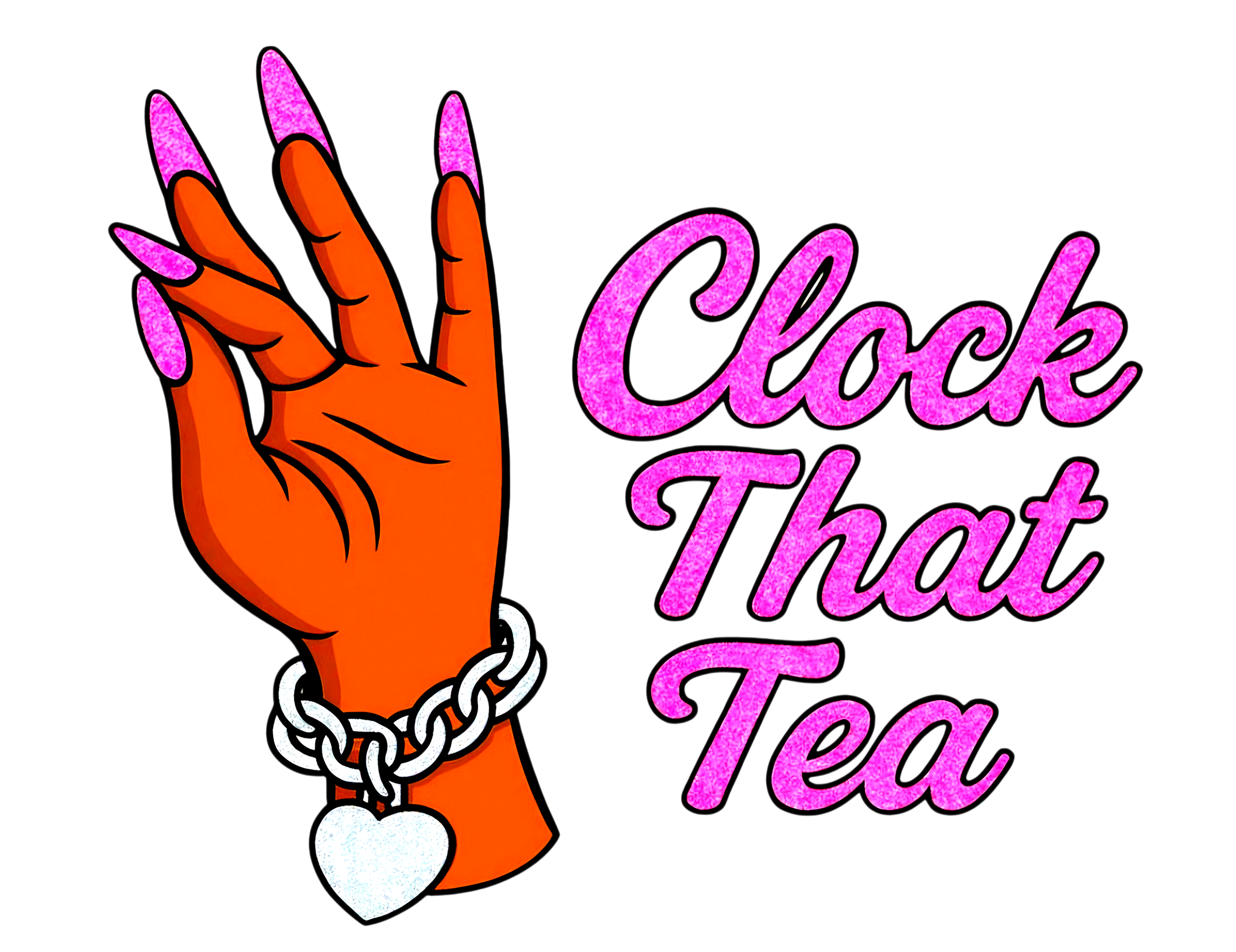 Clock That Tea (PINK)