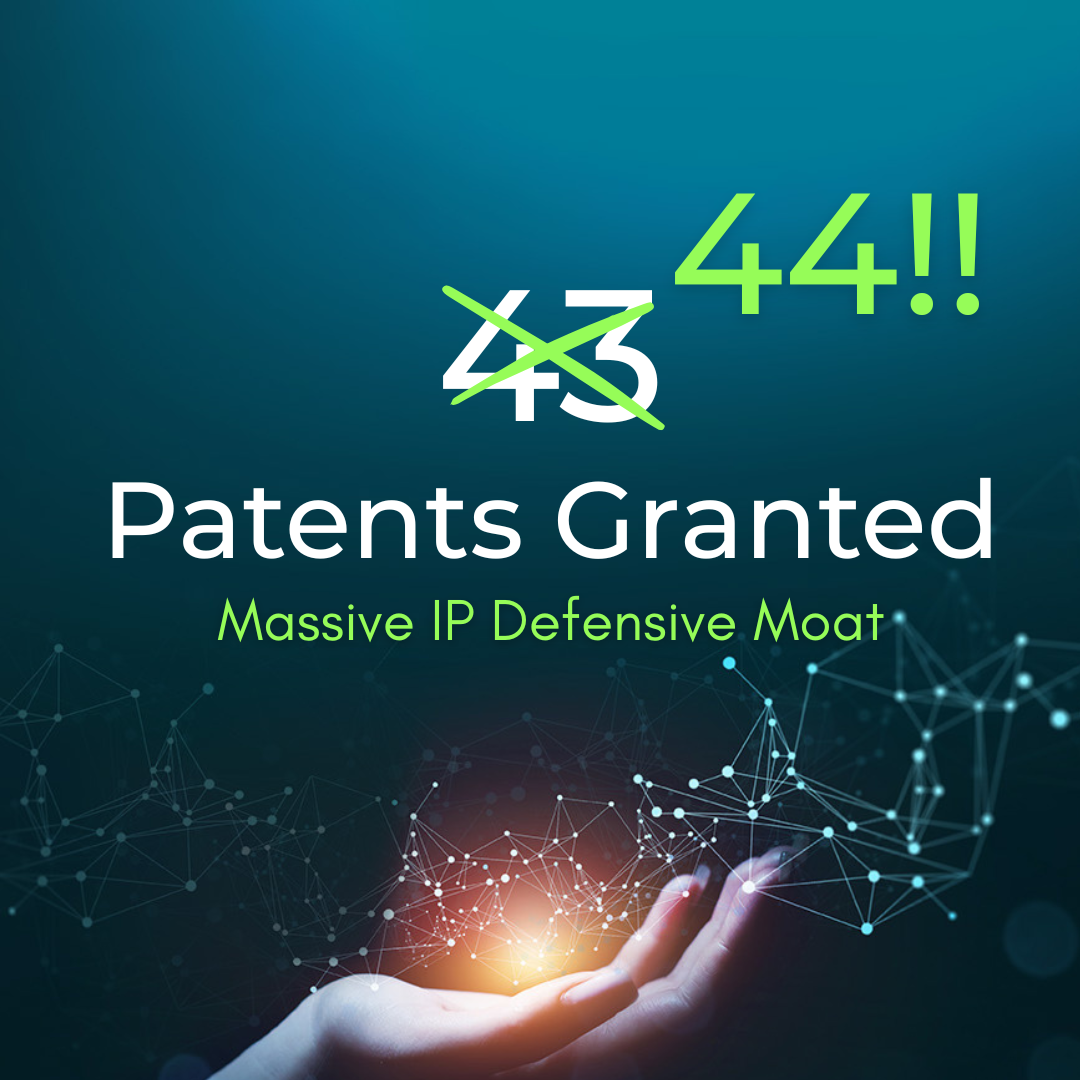 Another granted! Etherdyne now holds 44 patents.