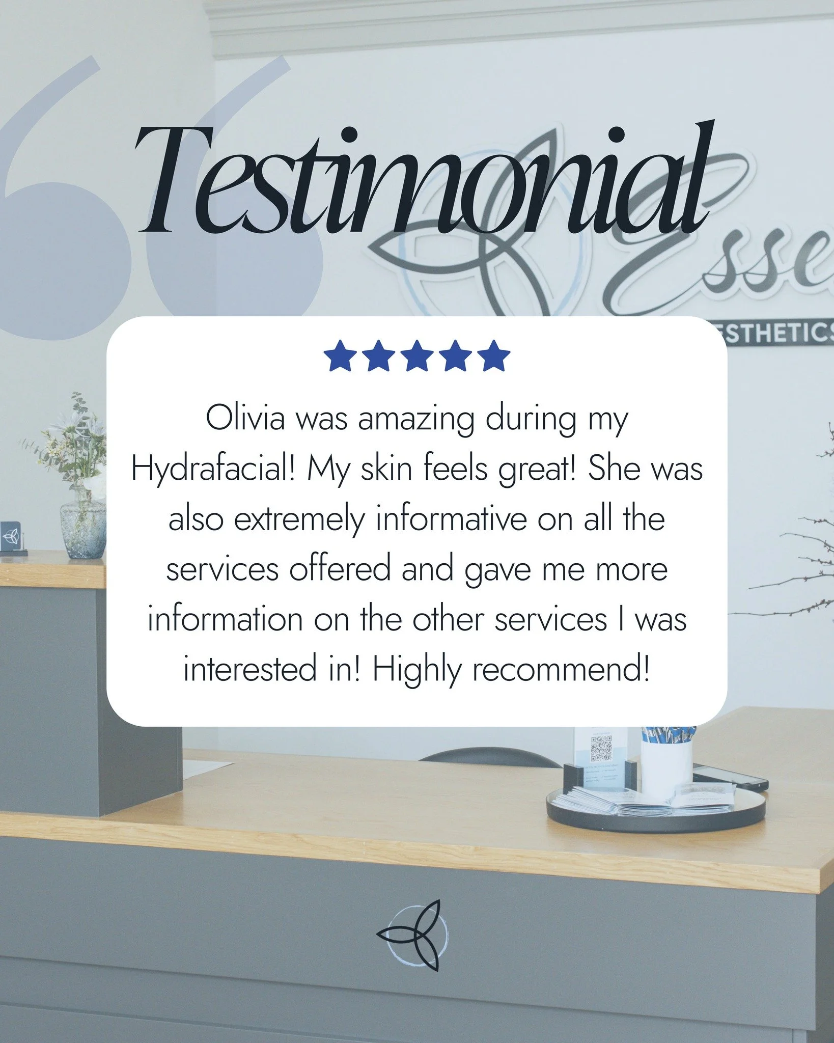 At Essence, we take pride in educating every patient so you feel confident, cared for, and empowered&mdash;not just during your visit, but every day after. 💫

#ConfidenceIsContagious #EssenceExperience #EmpoweredWithEducation
