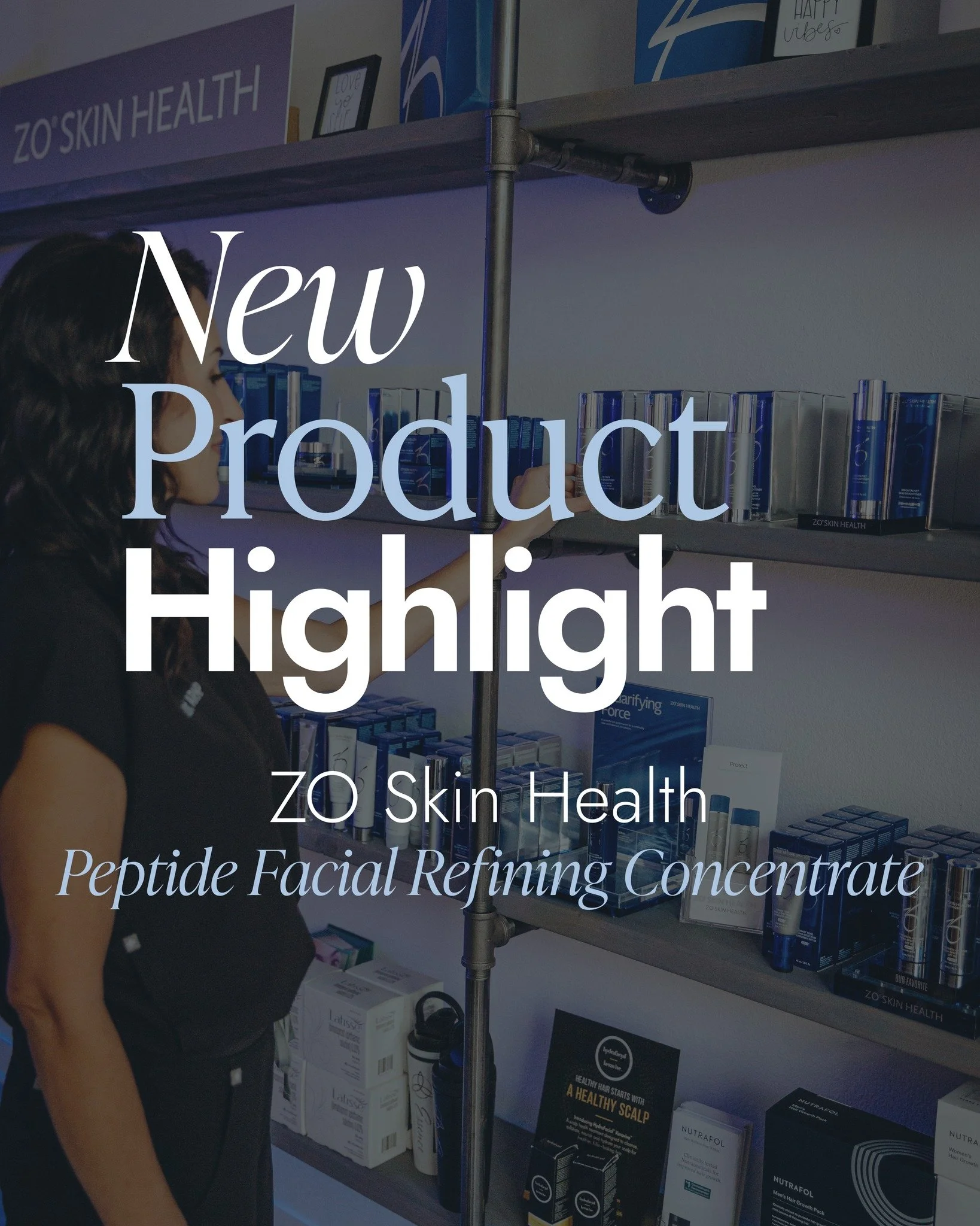 ✨ Smooth. Plump. Refine. ✨
The NEW ZO Peptide Facial Refining Concentrate is the ideal compliment for injectables like Dysport and filler. 💉

✔️ Smooths static wrinkles + softens expression lines
✔️ Plumps skin for a fuller, healthier look
✔️ Helps 