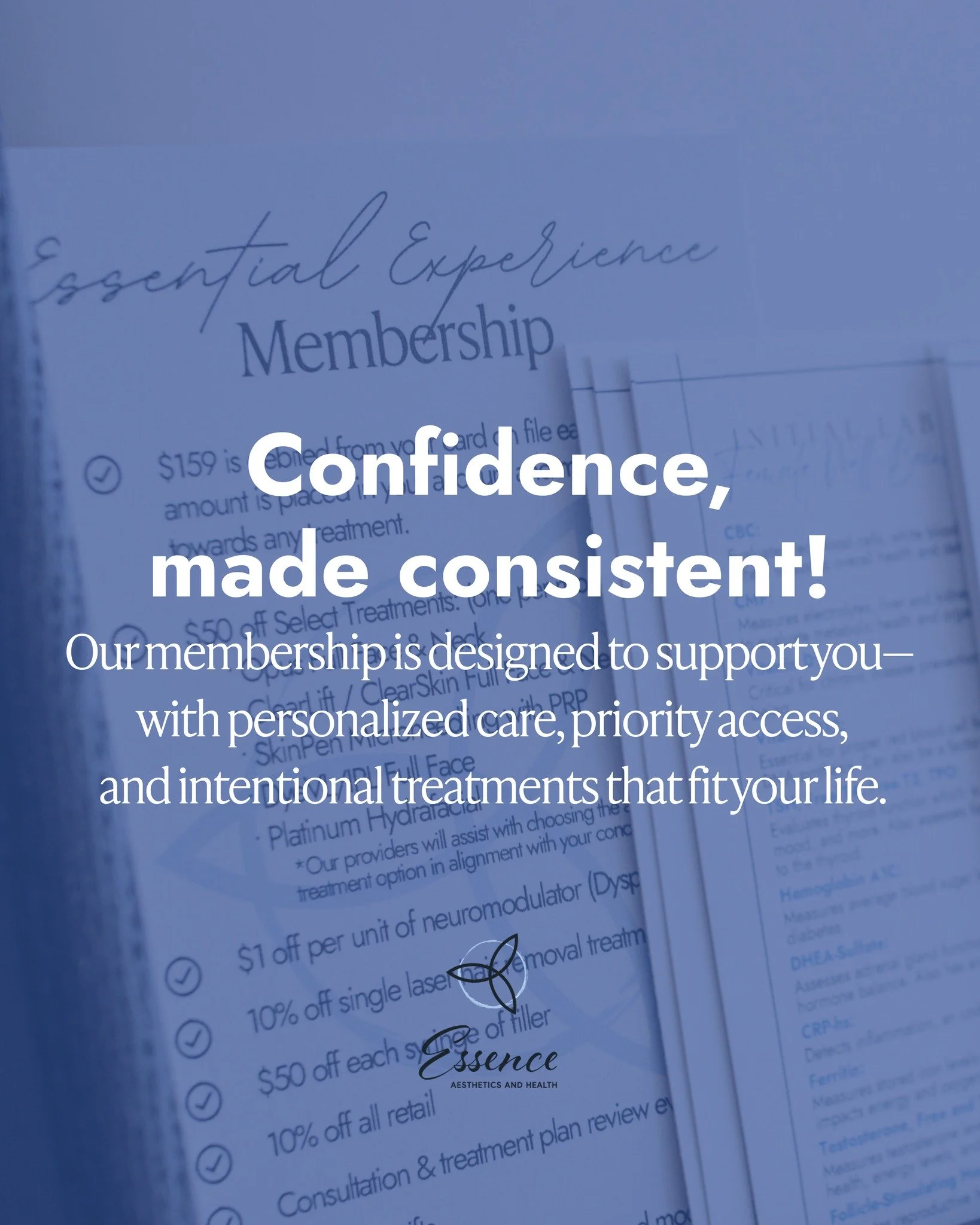 Confidence grows with consistency.

Our membership program is rooted in personalized care and intentional planning, helping you prioritize yourself in a way that feels sustainable and supportive over time.

Consistency matters &mdash; and so do you ?