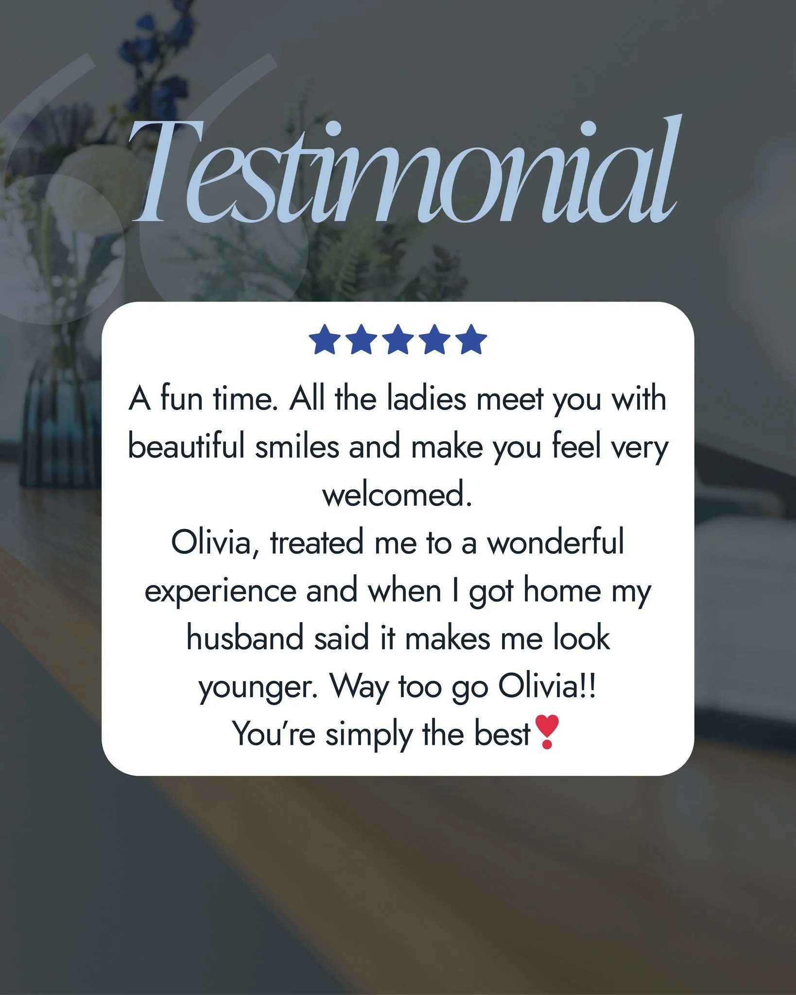 There&rsquo;s nothing better than hearing this! 🤍

Our Galentine&rsquo;s event was filled with laughter, connection, and women choosing to pour back into themselves &mdash; and testimonials like are a beautiful reminder of why we love what we do!

O